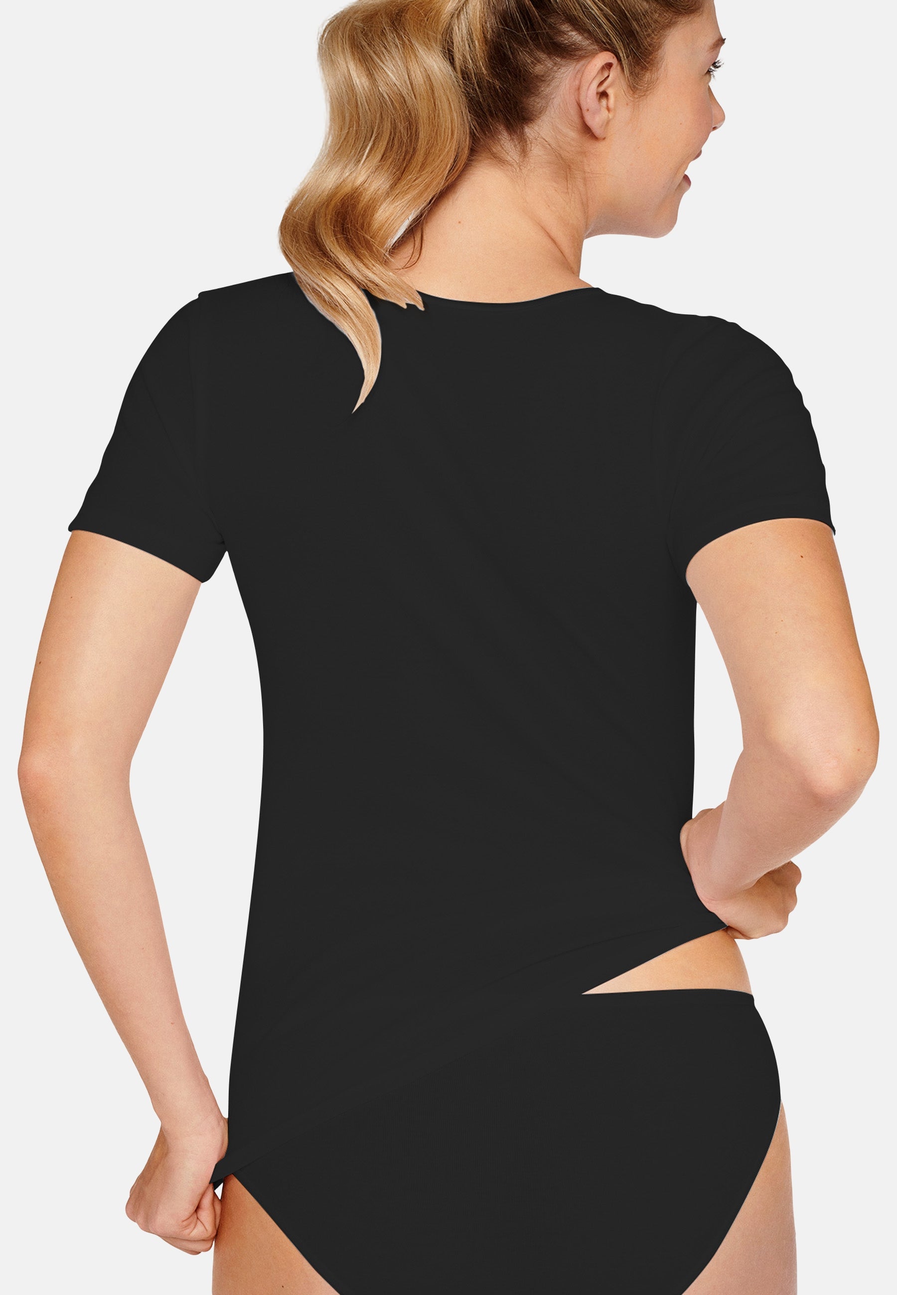 Camiseta de algodón orgánico - Negro