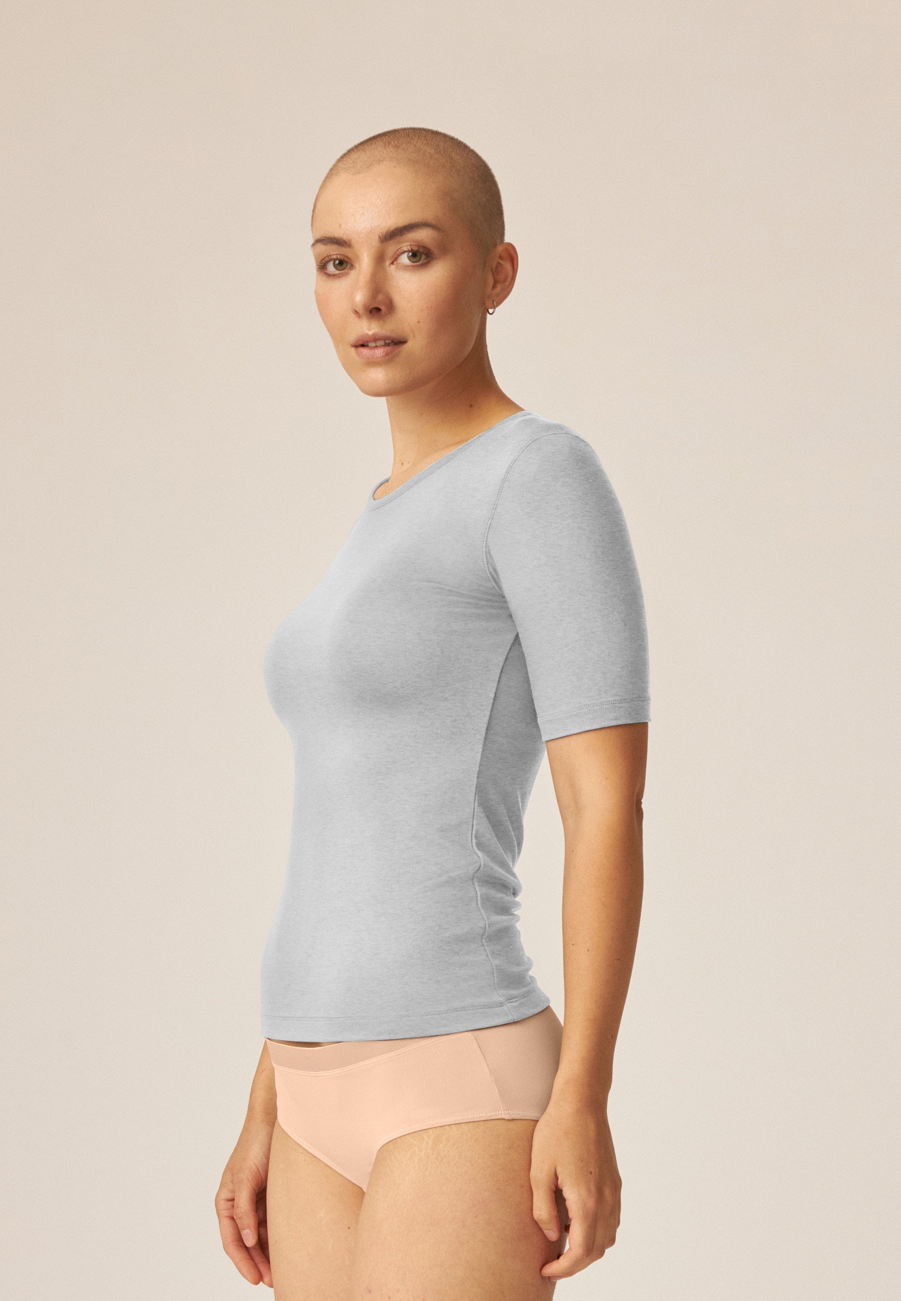 T-Shirt Thermowear - Grau Melange