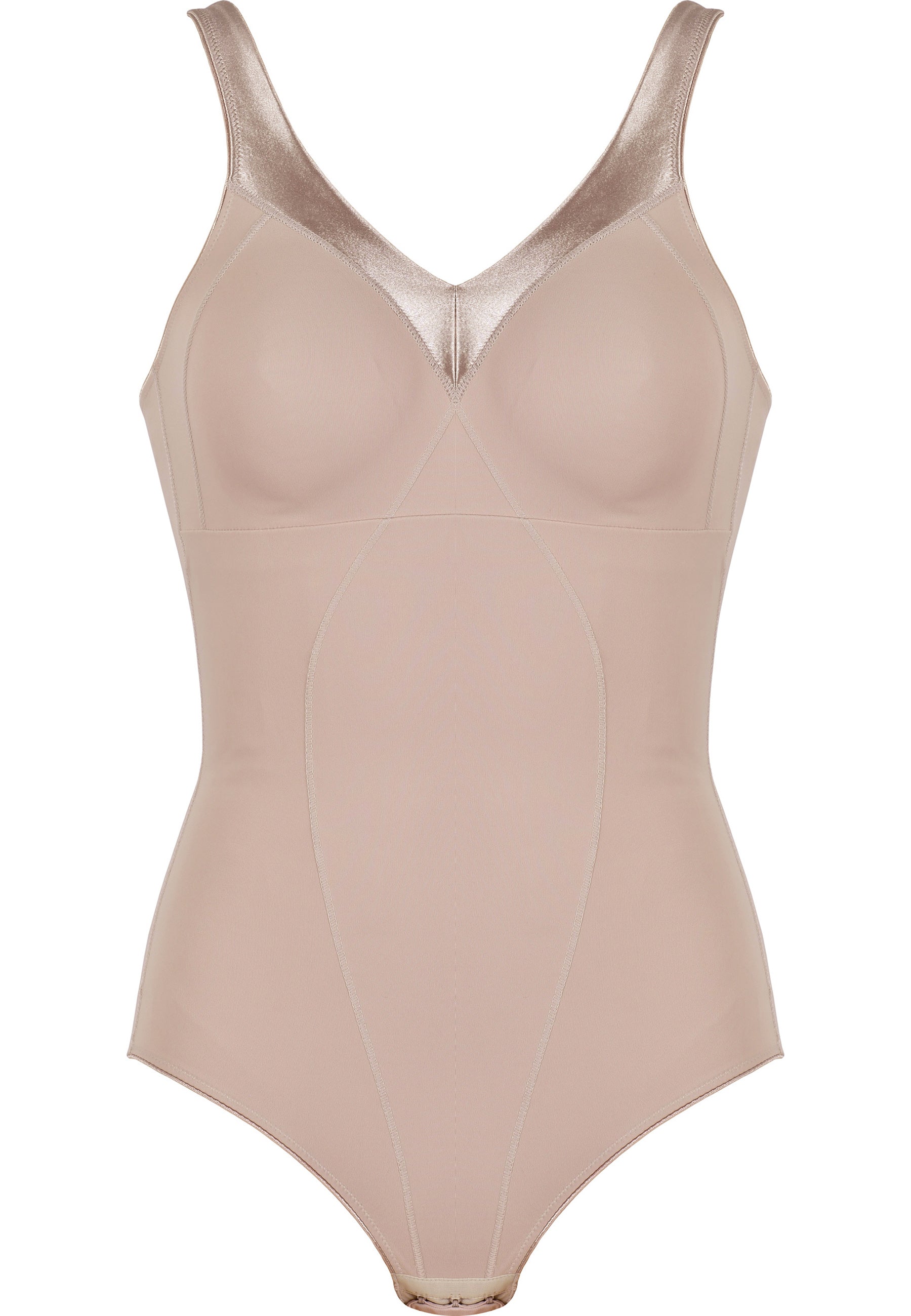 Minimized Body with Lace - Light Beige