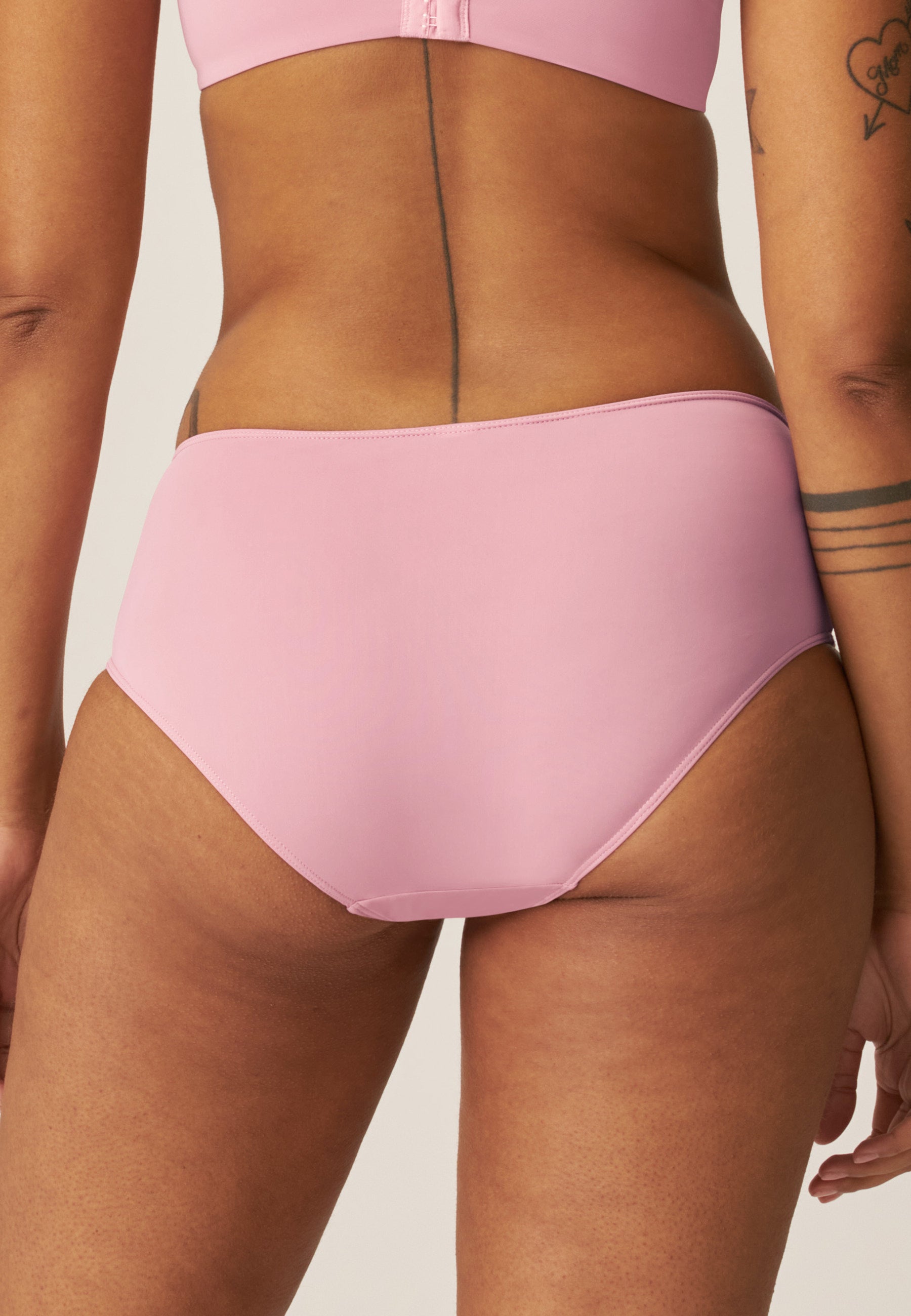 Soft briefs with shiny band - Smoked Orchid