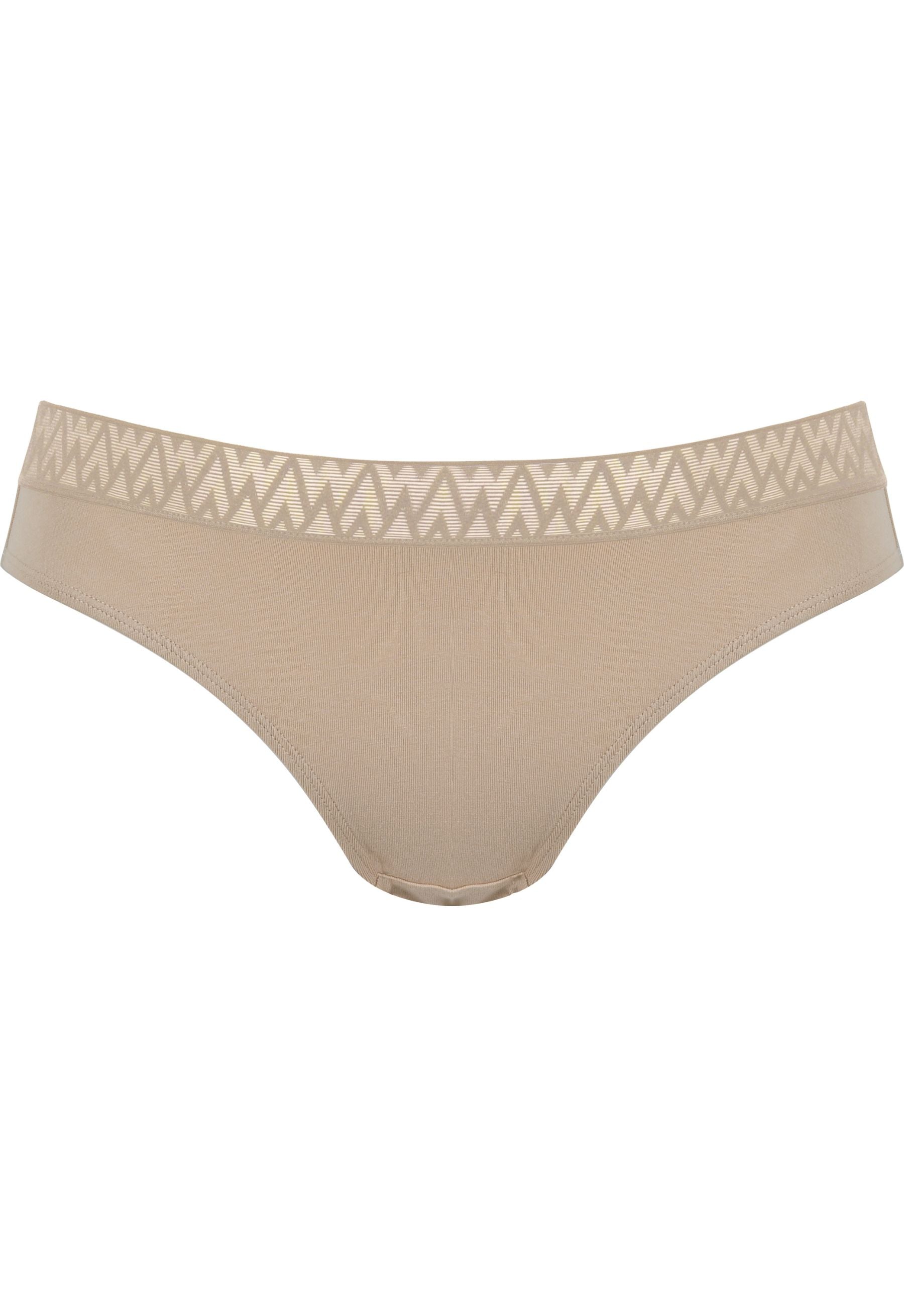 Soft Cotton Briefs – Light Beige