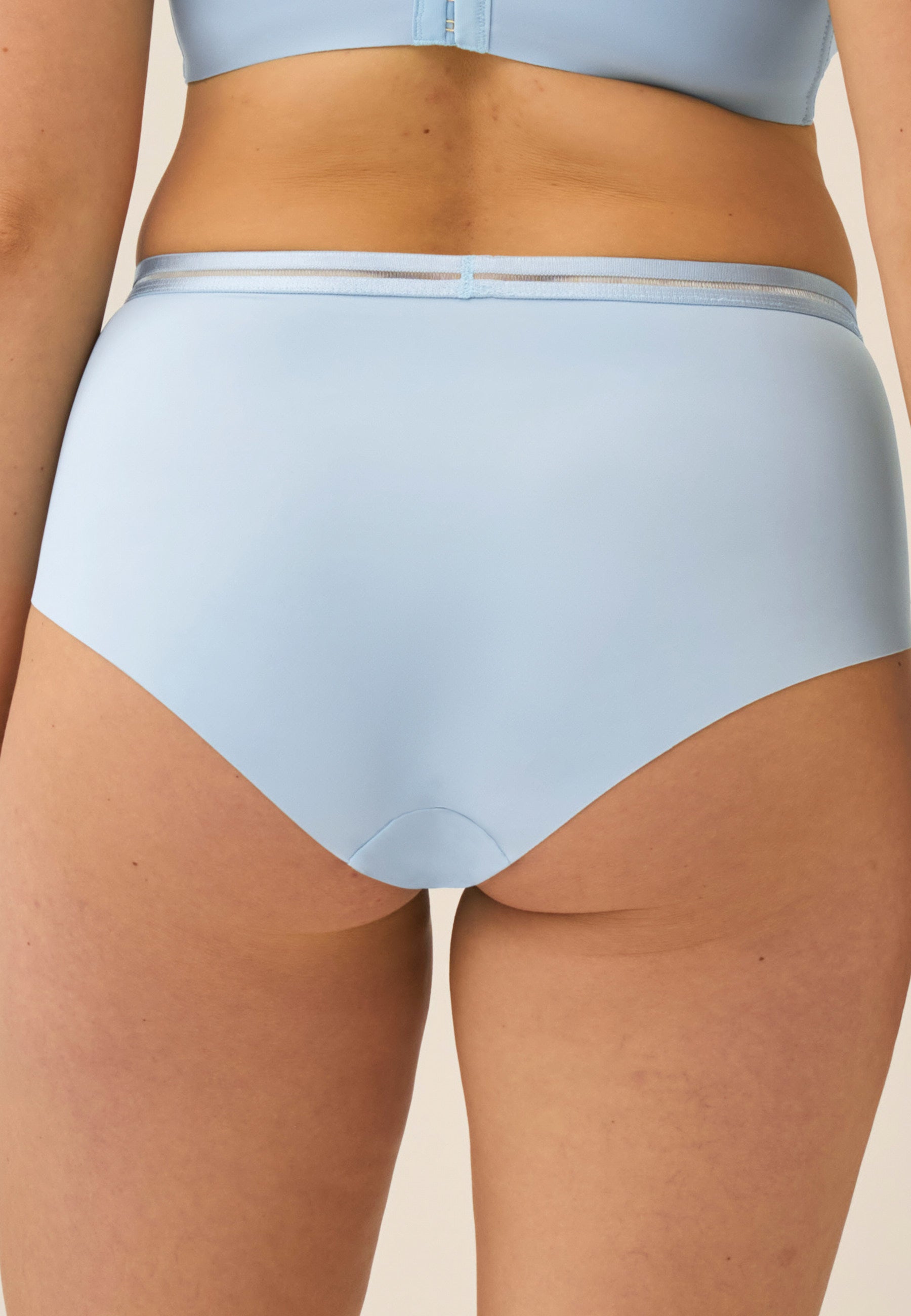 Clean Cut Briefs with Mesh Details - Swimming Pool