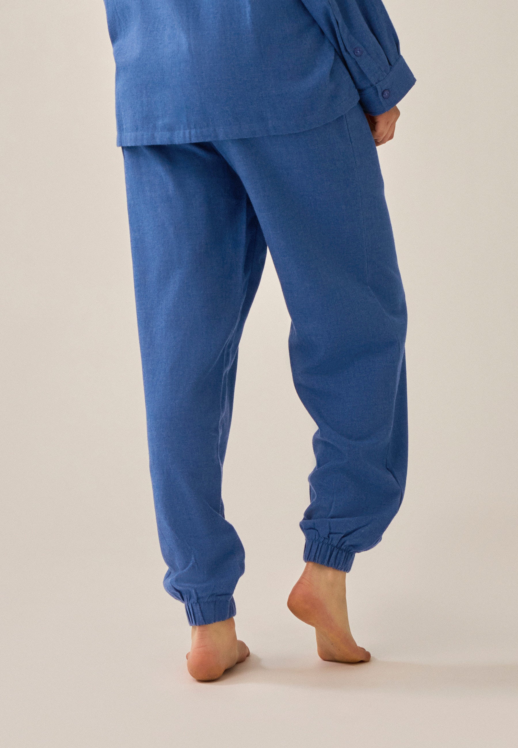 Long Pants - Deep Cobalt Melange