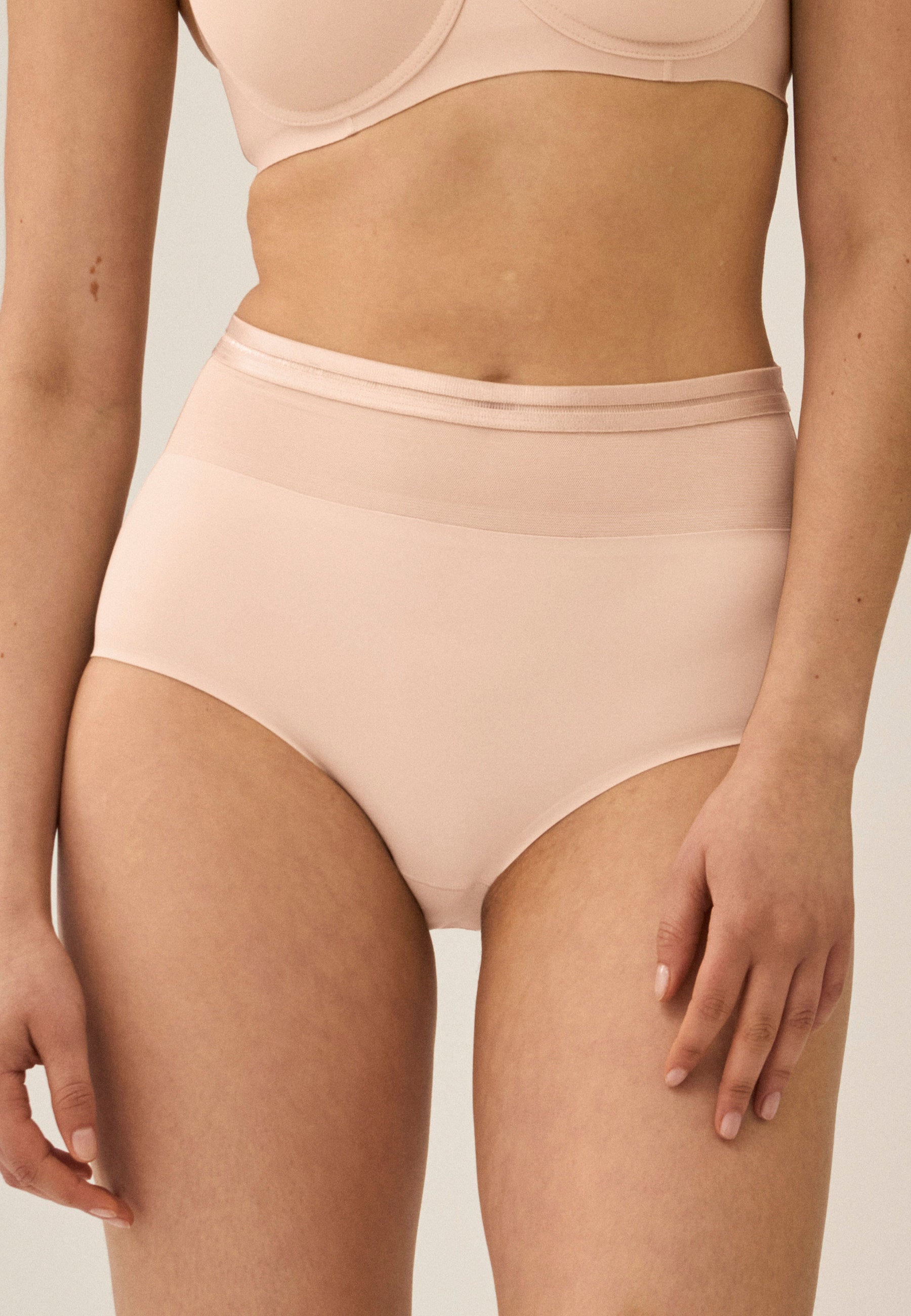 High Waist Panty - Light Beige