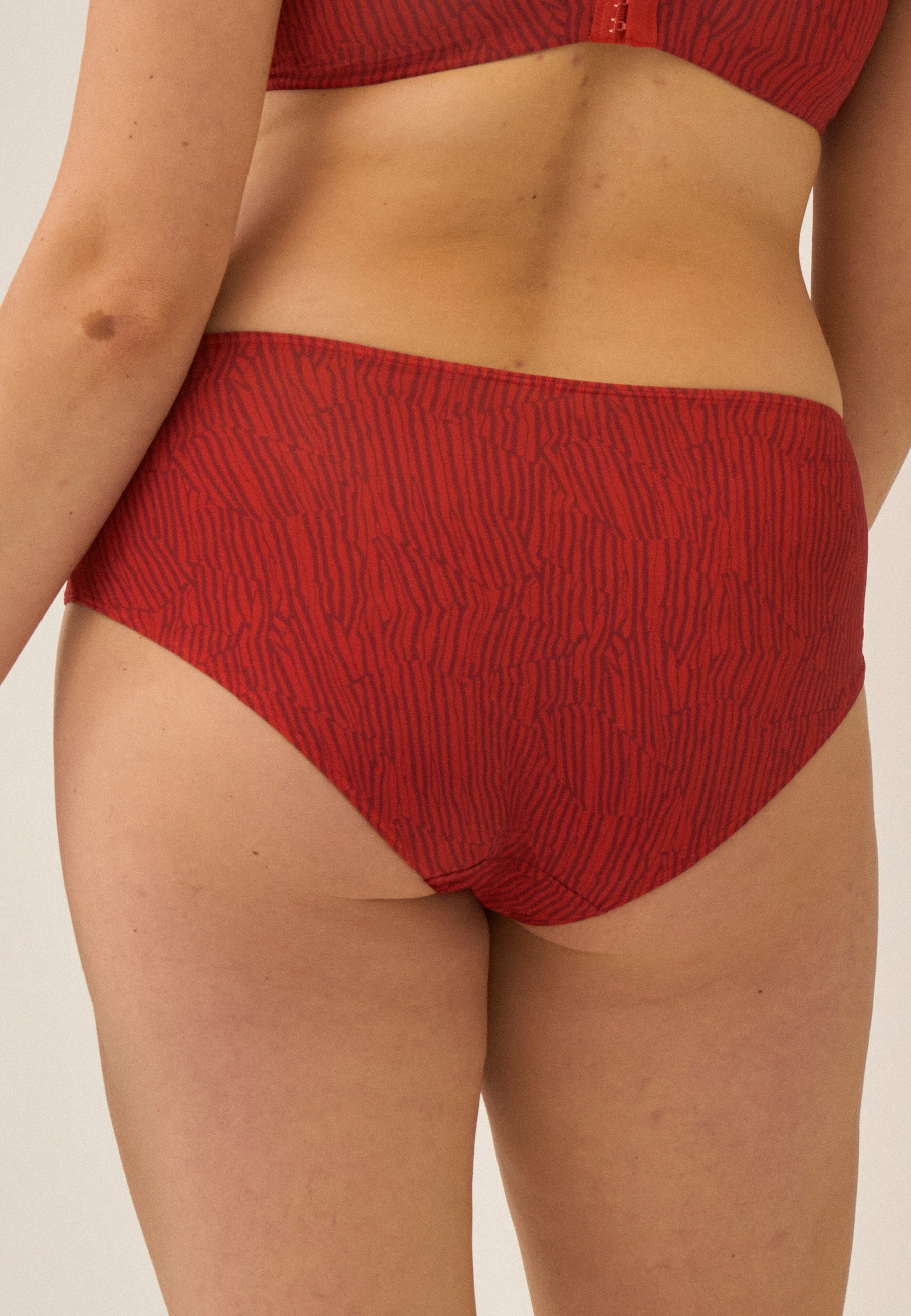 Soft Panty with Shiny Band - Negroni Print