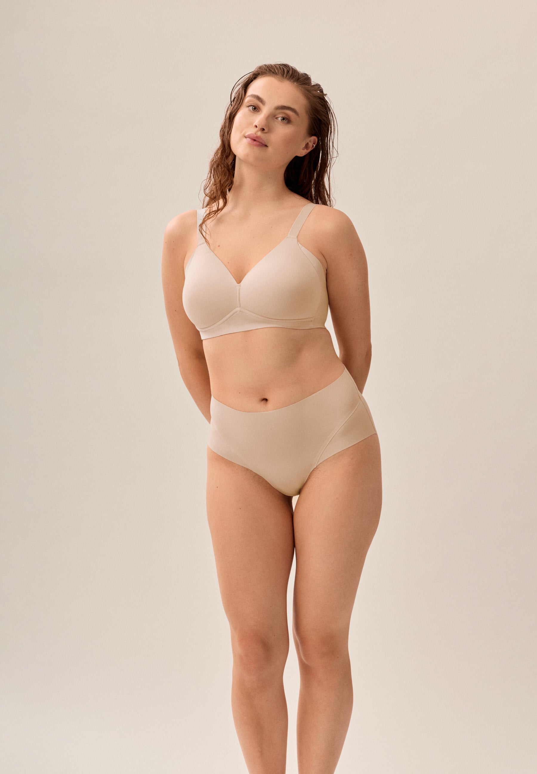 Soft-BH mit Side Smoother Effekt - Light Beige