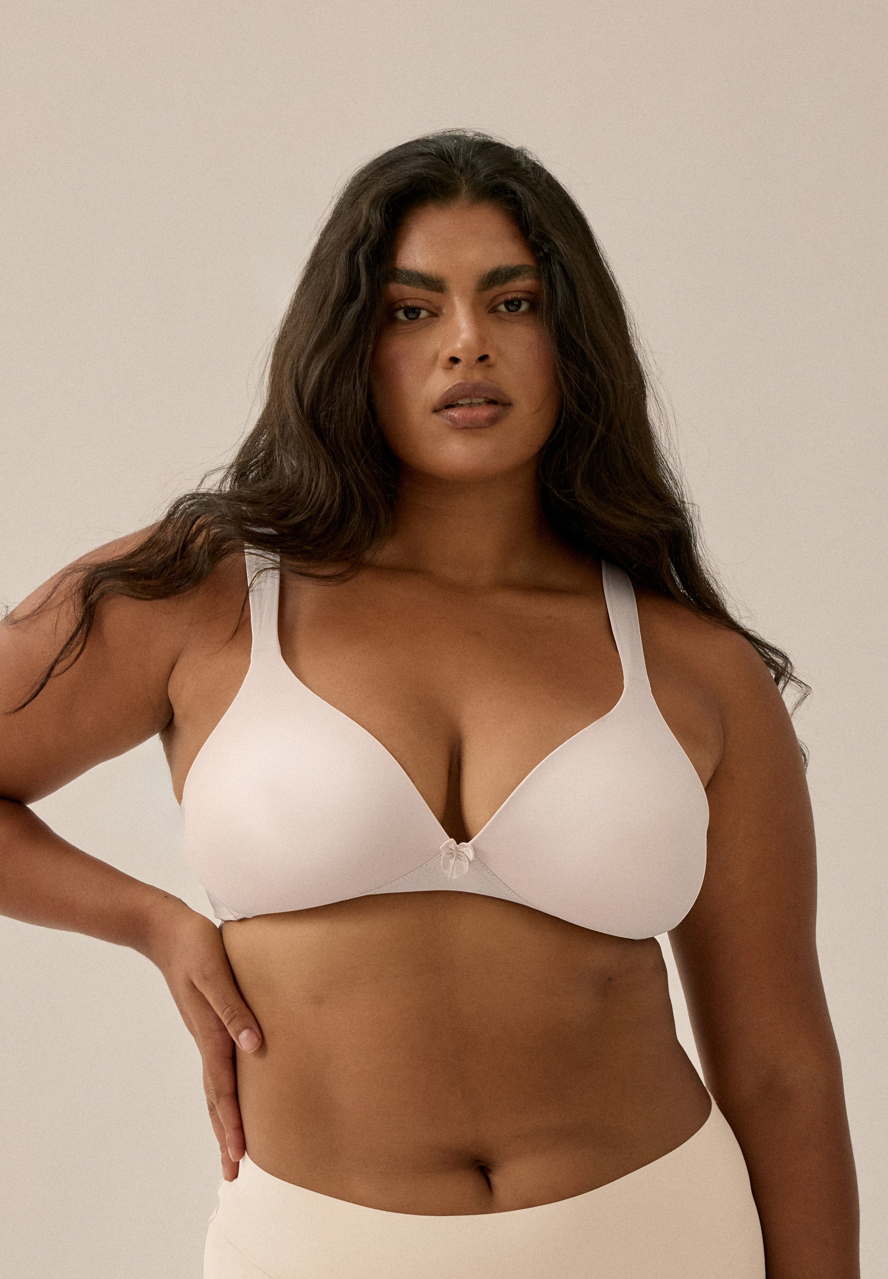 Soft-BH mit Schale und Entlastungsträgern - Light Beige