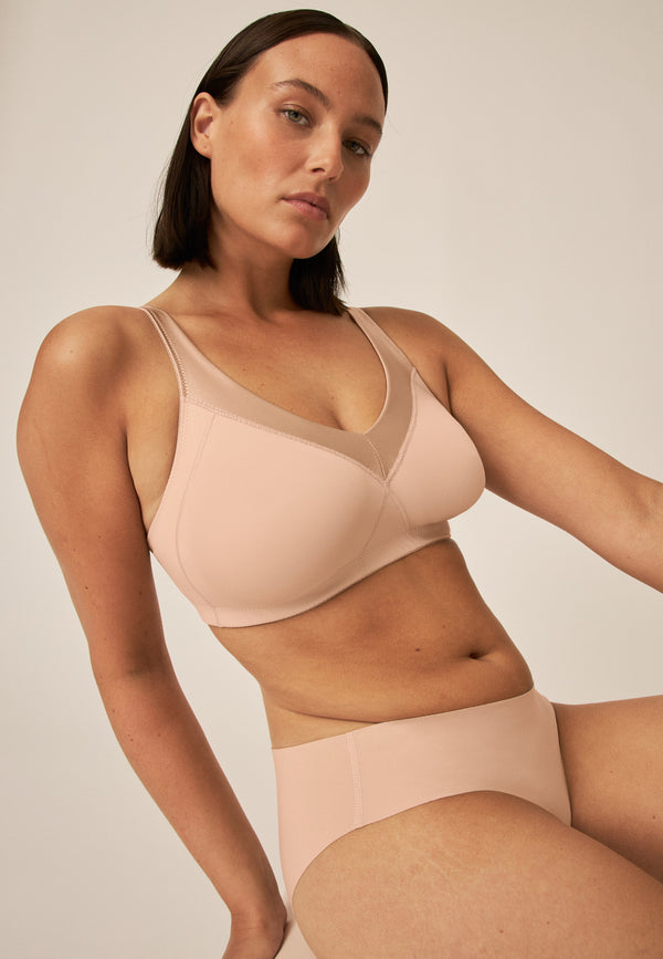 Naturana Minimizer Soft-BH mit Glanzband - Light Beige