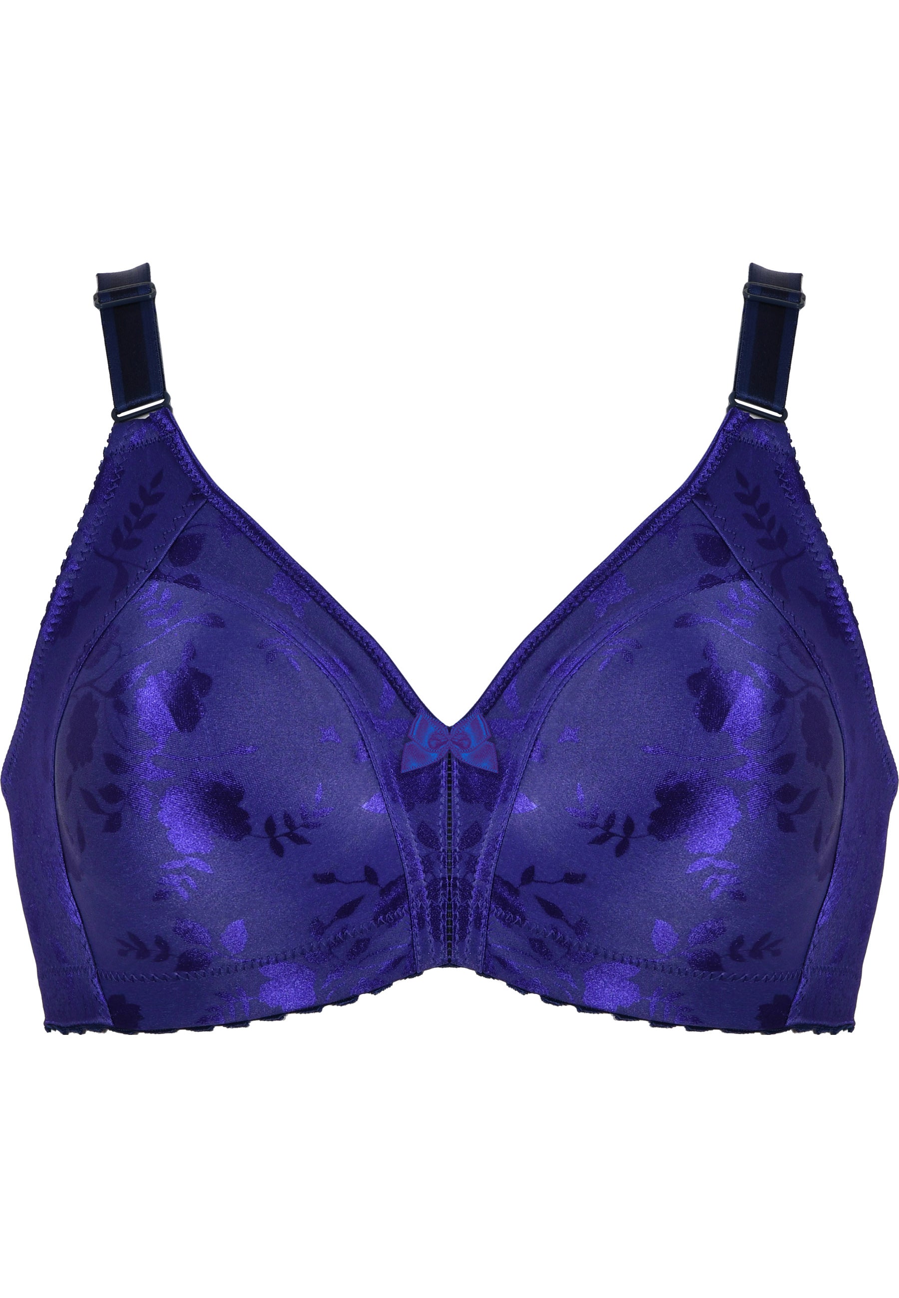 Minimizer soft bra in floral pattern - Galaxy Violet