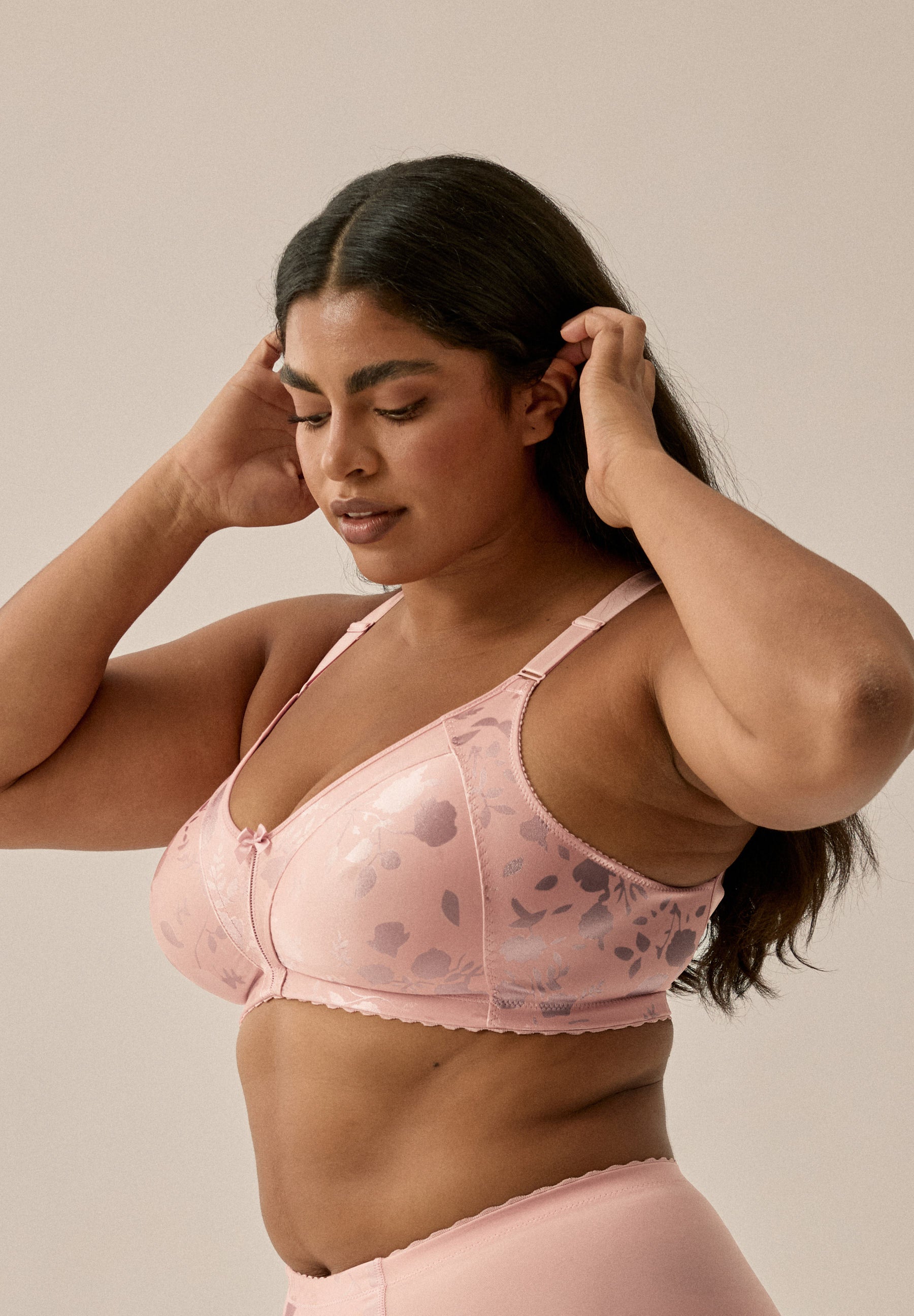 Minimizer Soft-BH in Blumenmuster - Pink Rose