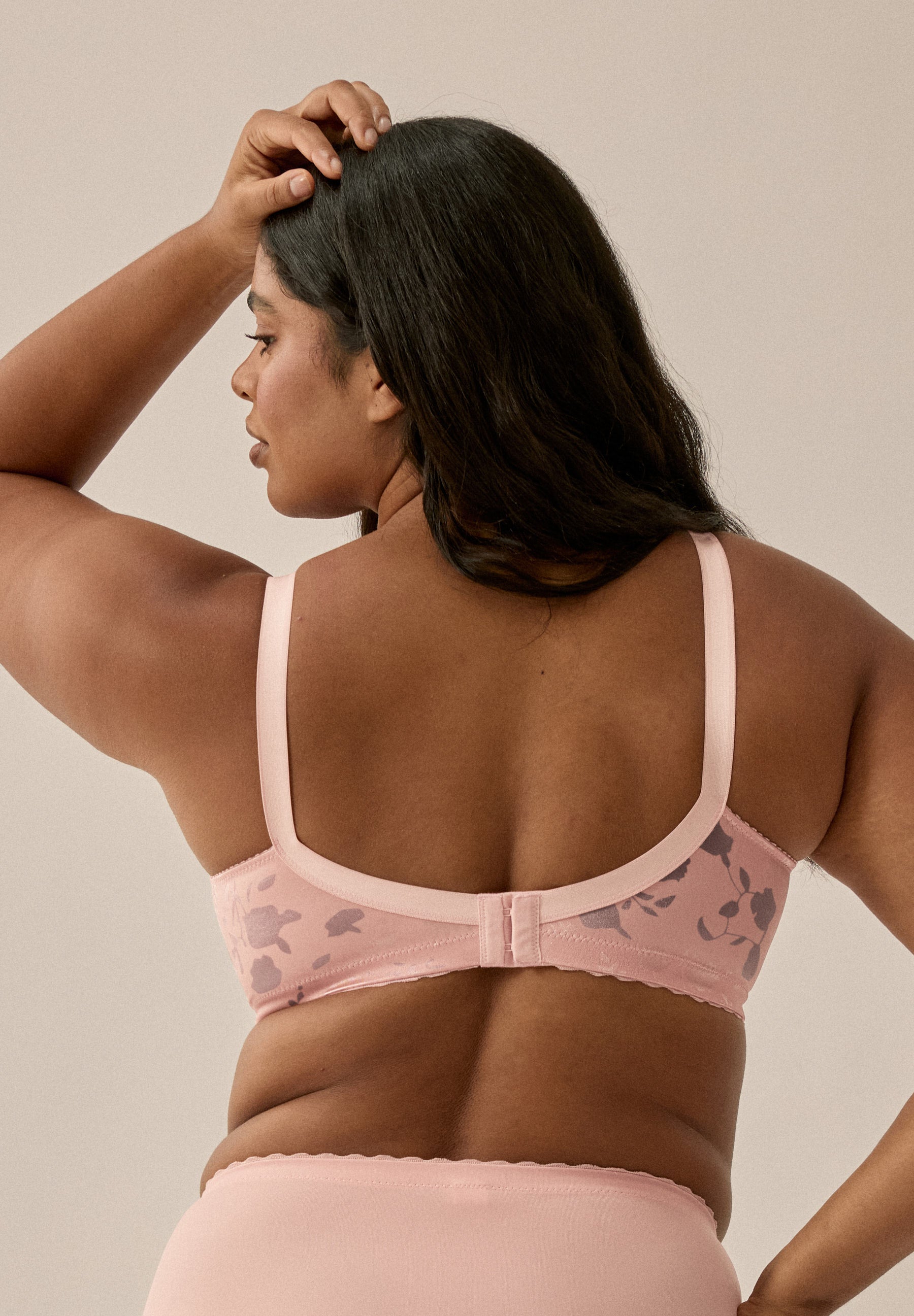 Minimizer Soft-BH in Blumenmuster - Pink Rose