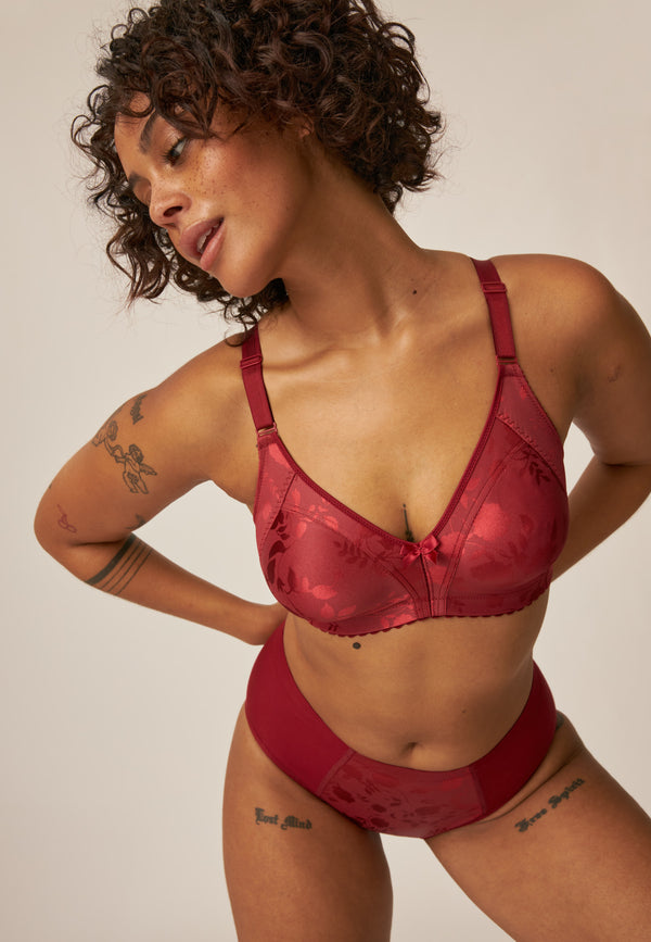 Naturana Minimizer Soft-BH in Blumenmuster - Deep Claret