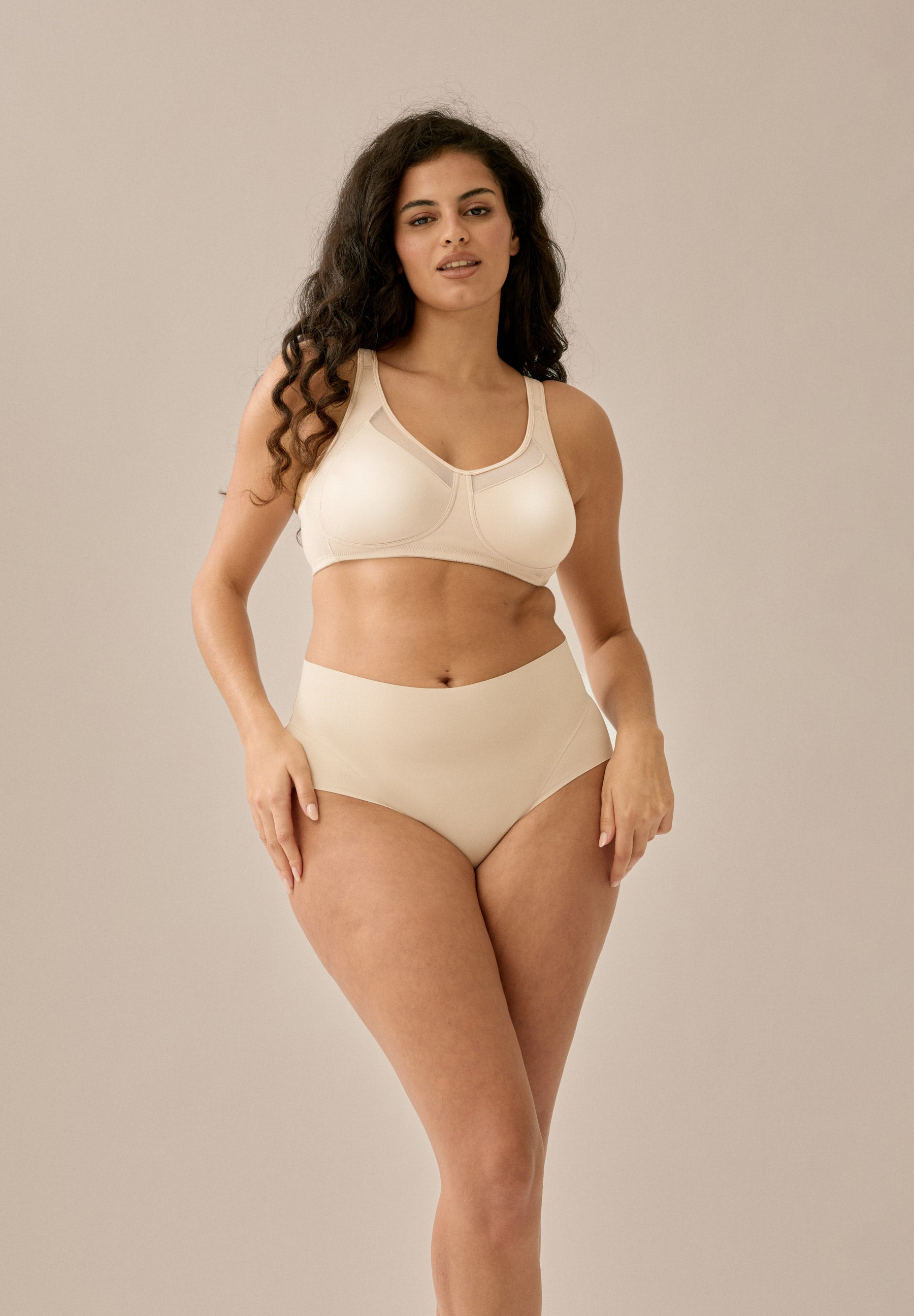 Soft-BH mit Mesheinsatz - Light Beige