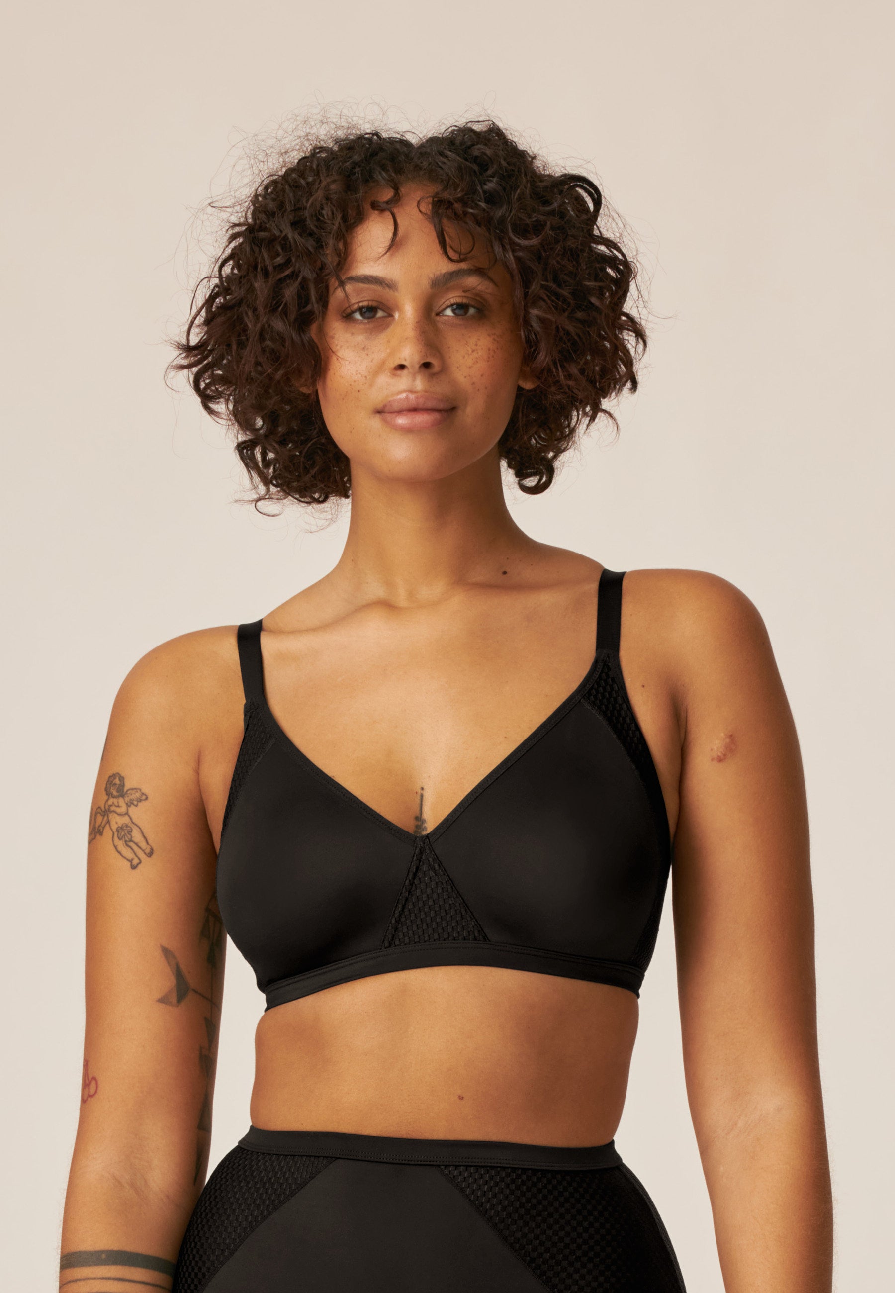 Soft Cup Stretch Firm Control Bras with Lace by Naturana 5046 - Lord  Wholesale Co