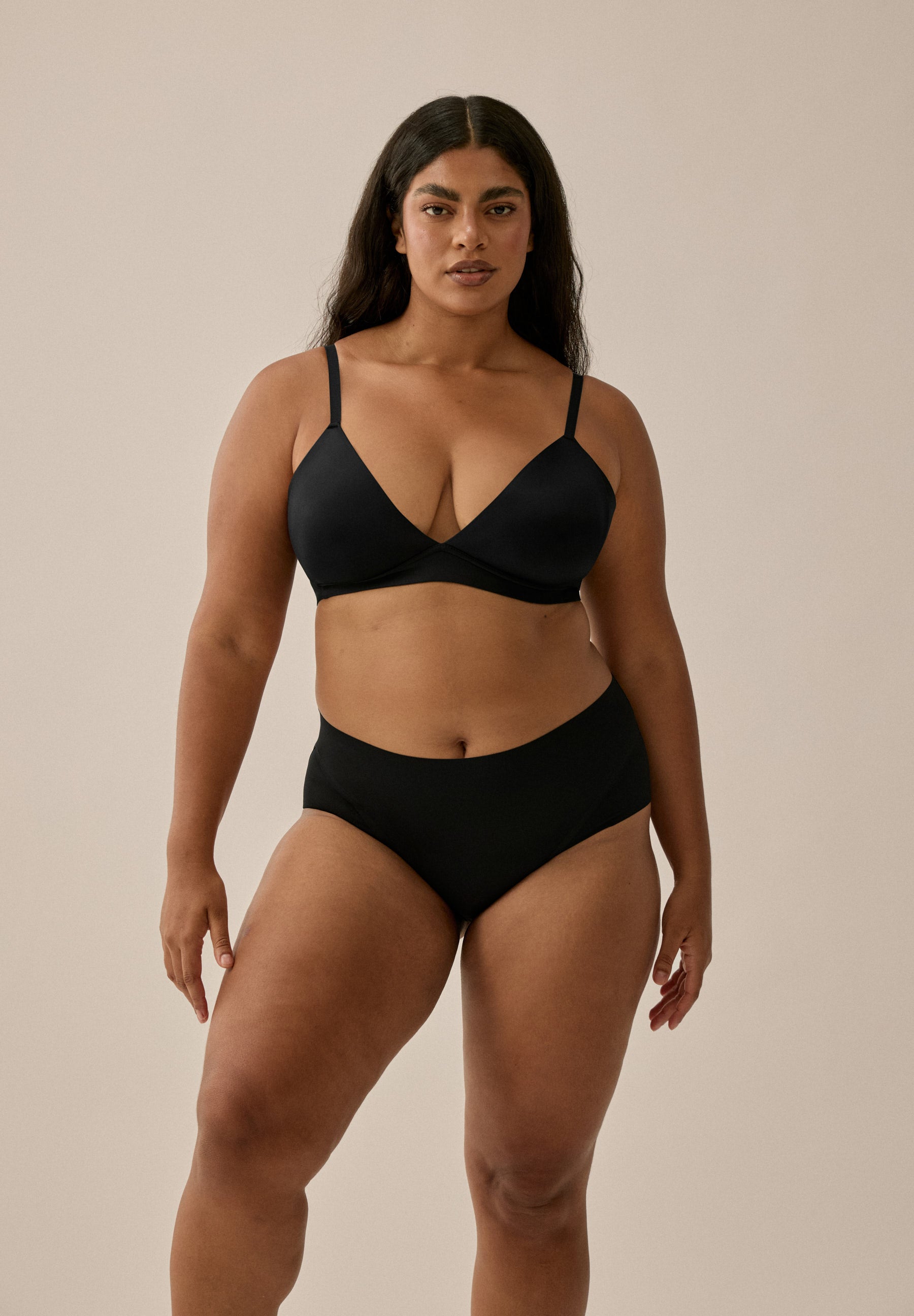 Soft-BH mit Side Smoother Effekt Light - Schwarz