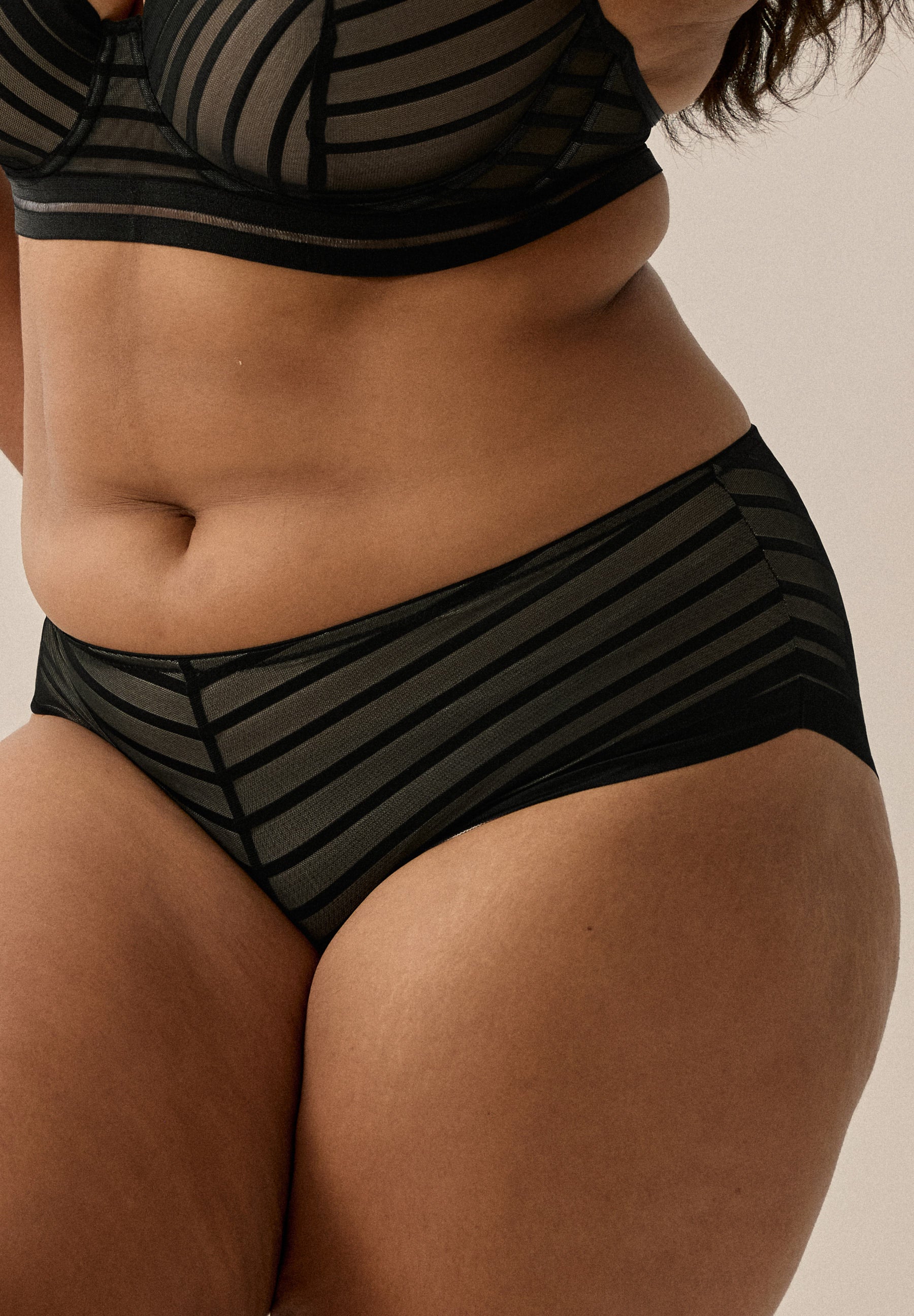 Panty - Black-Nude