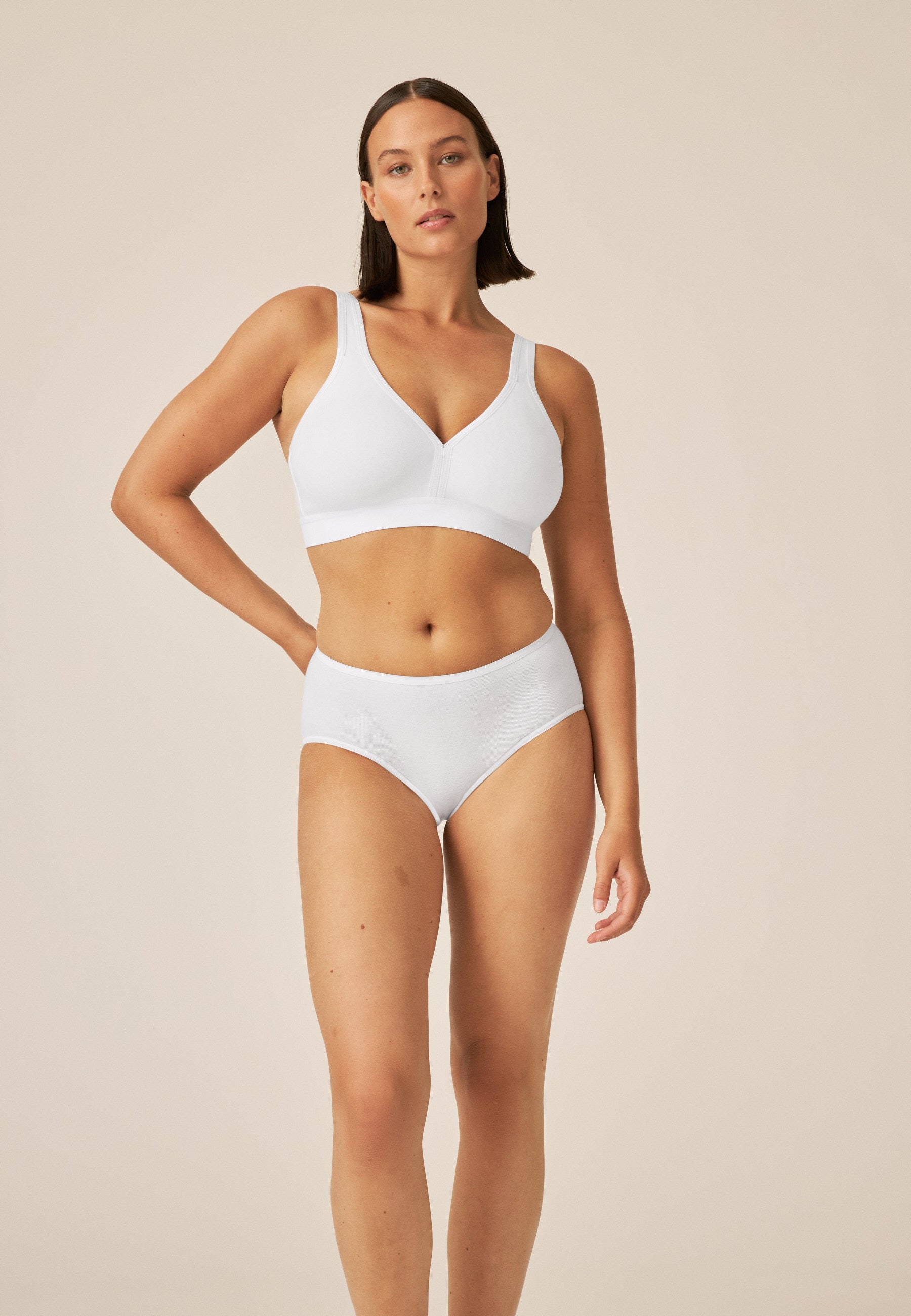 Athleisure Soft Bra - White