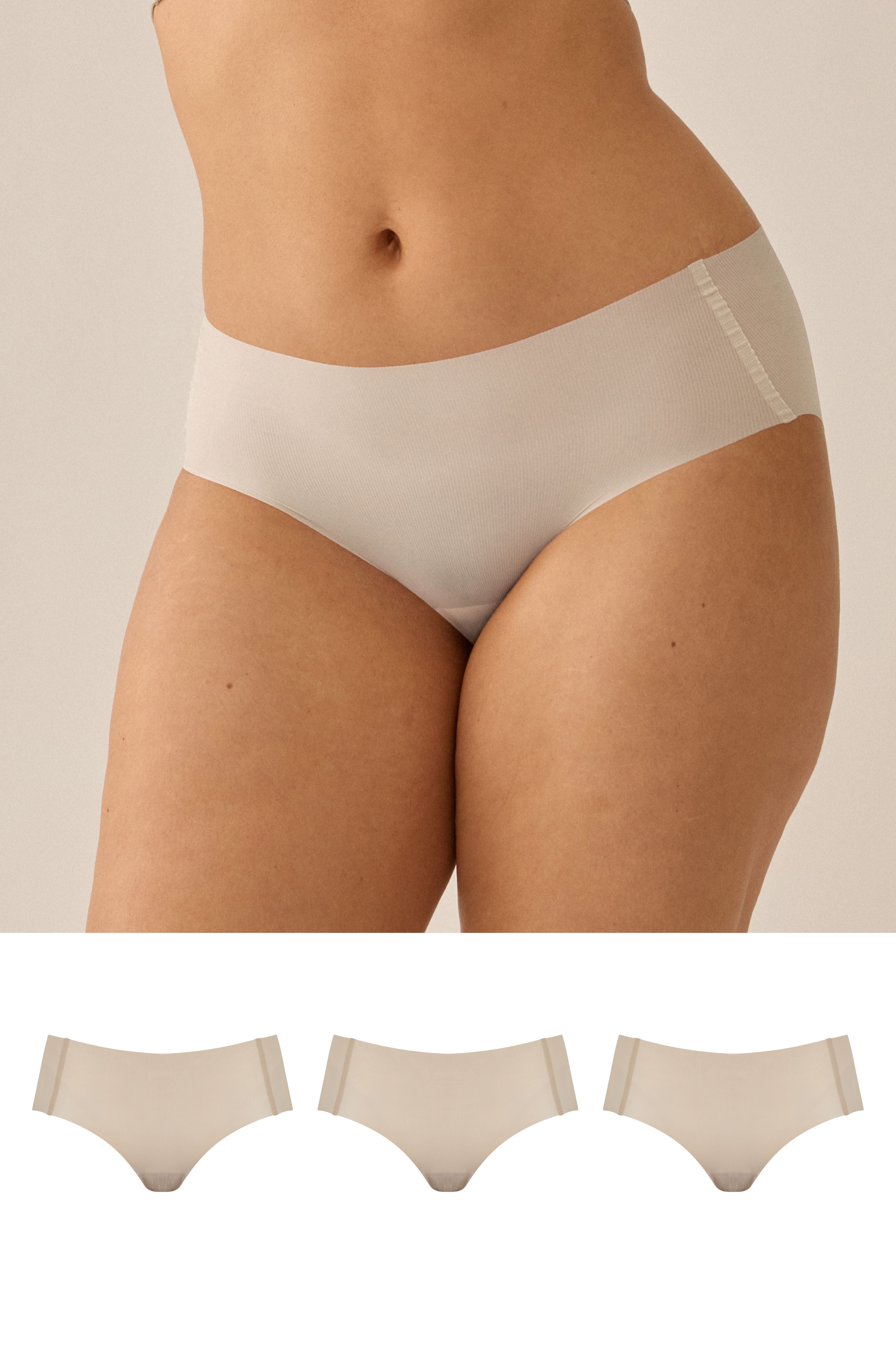 One Size Panty Set - Light Beige