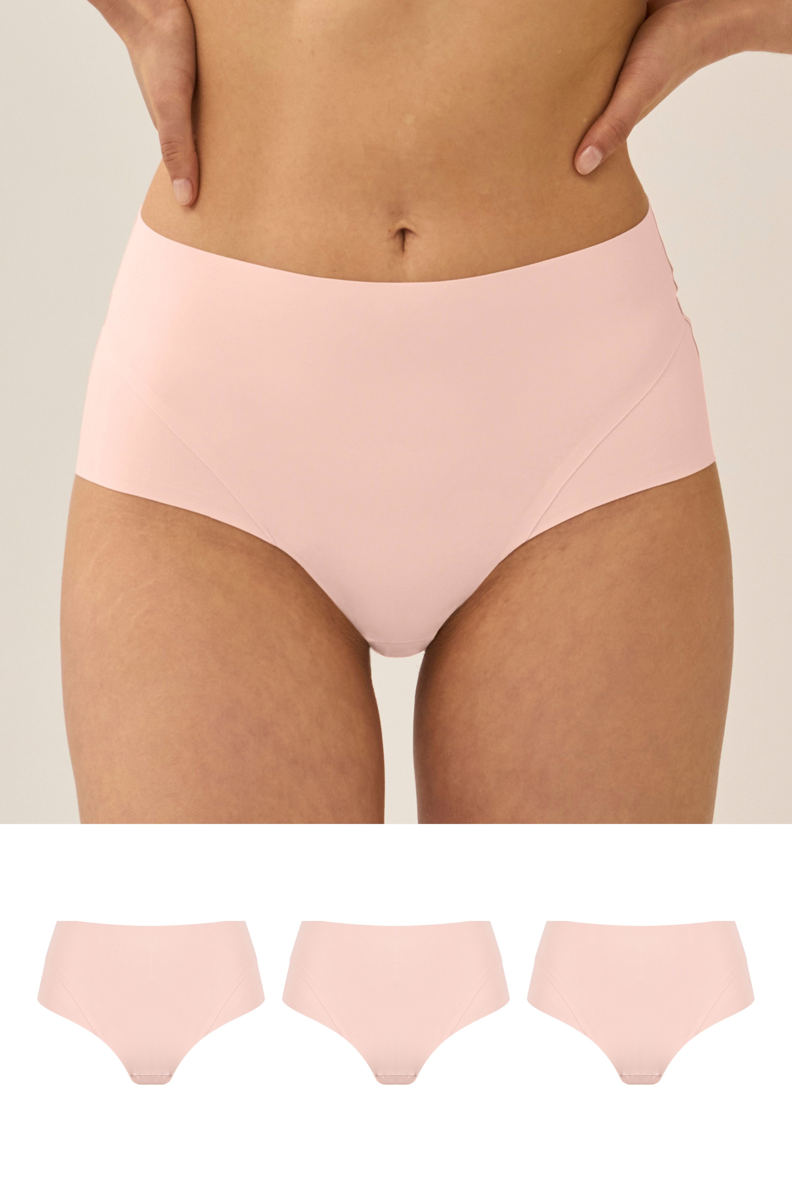 High Waist Slip mit leichtem Shape-Effekt Set - Blush
