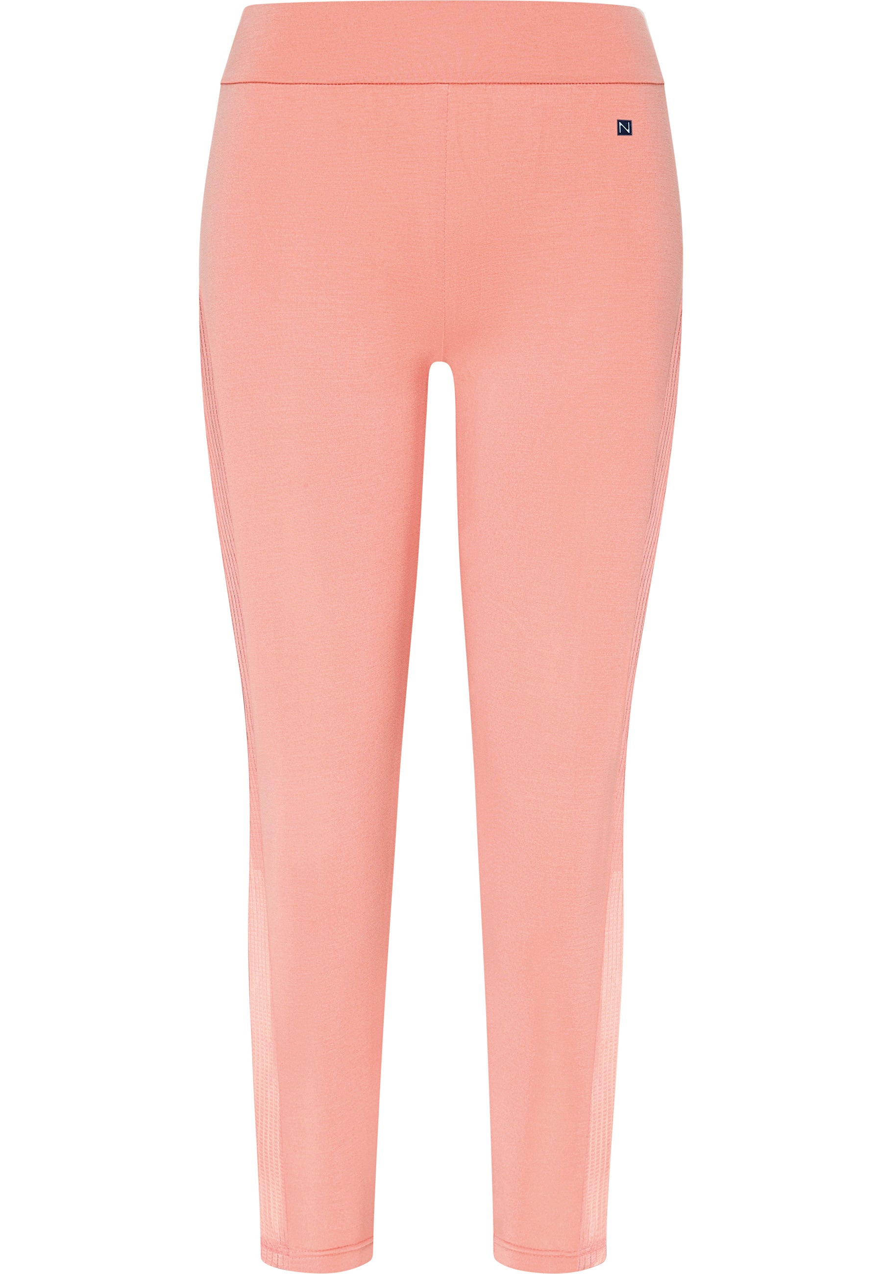 Leggings with Mesh Insert - Pink Rose