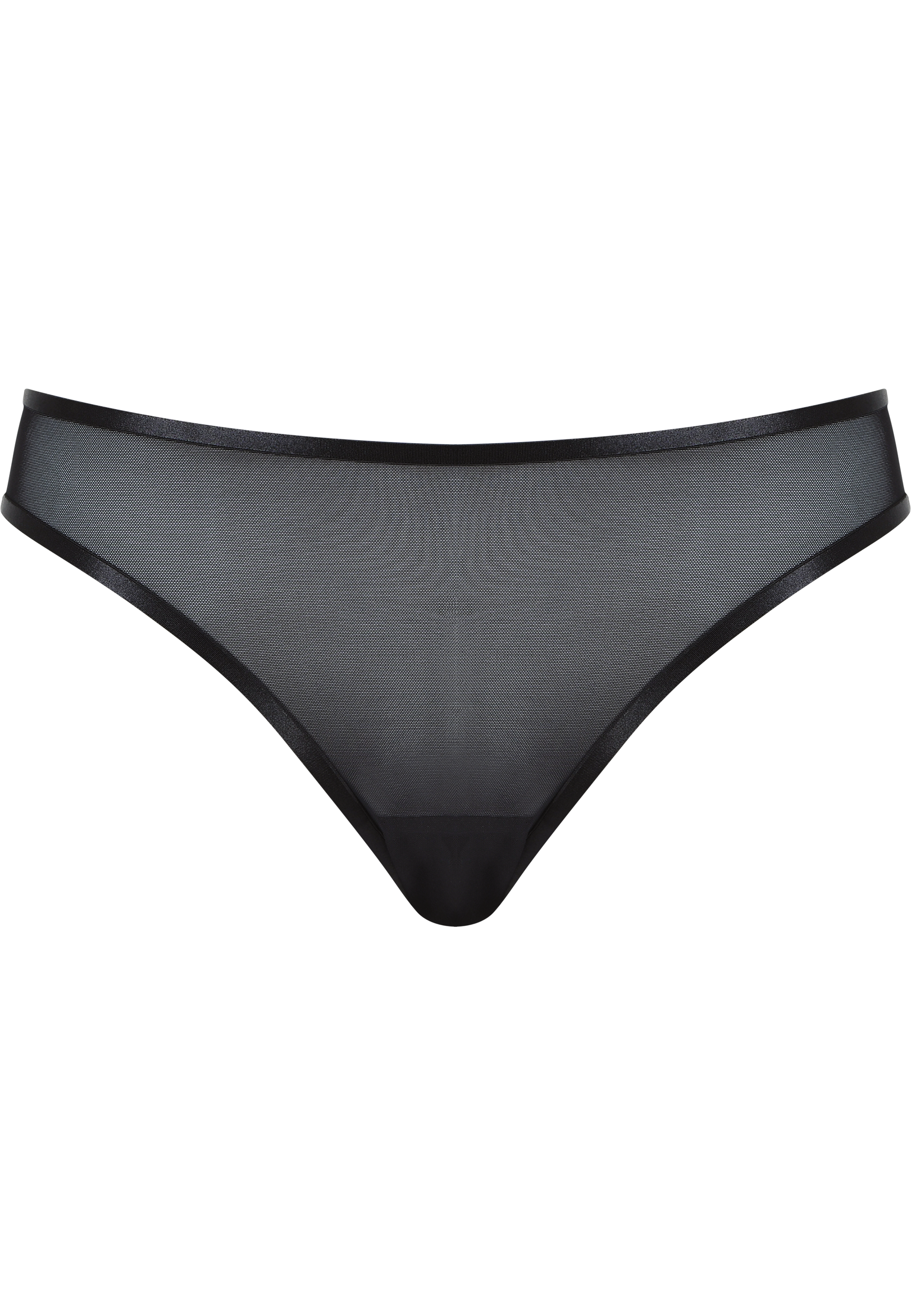 Sheer Mesh Slip - Schwarz