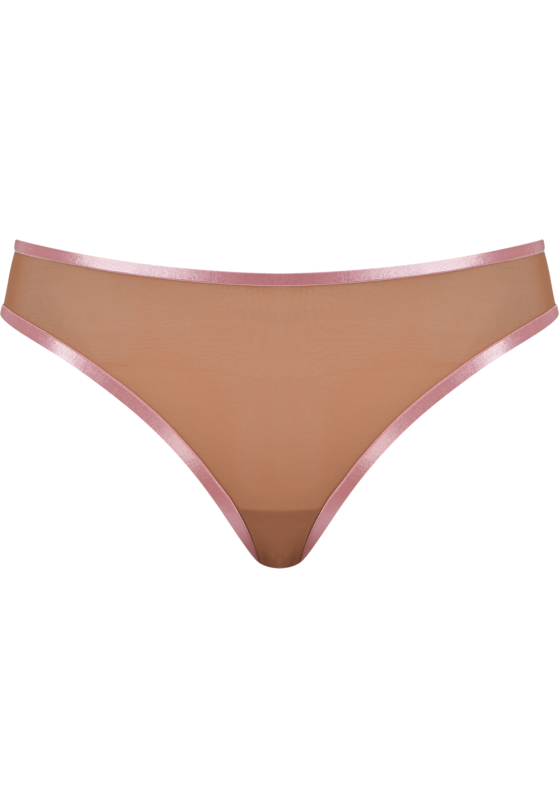 Sheer Mesh Slip - Caramel