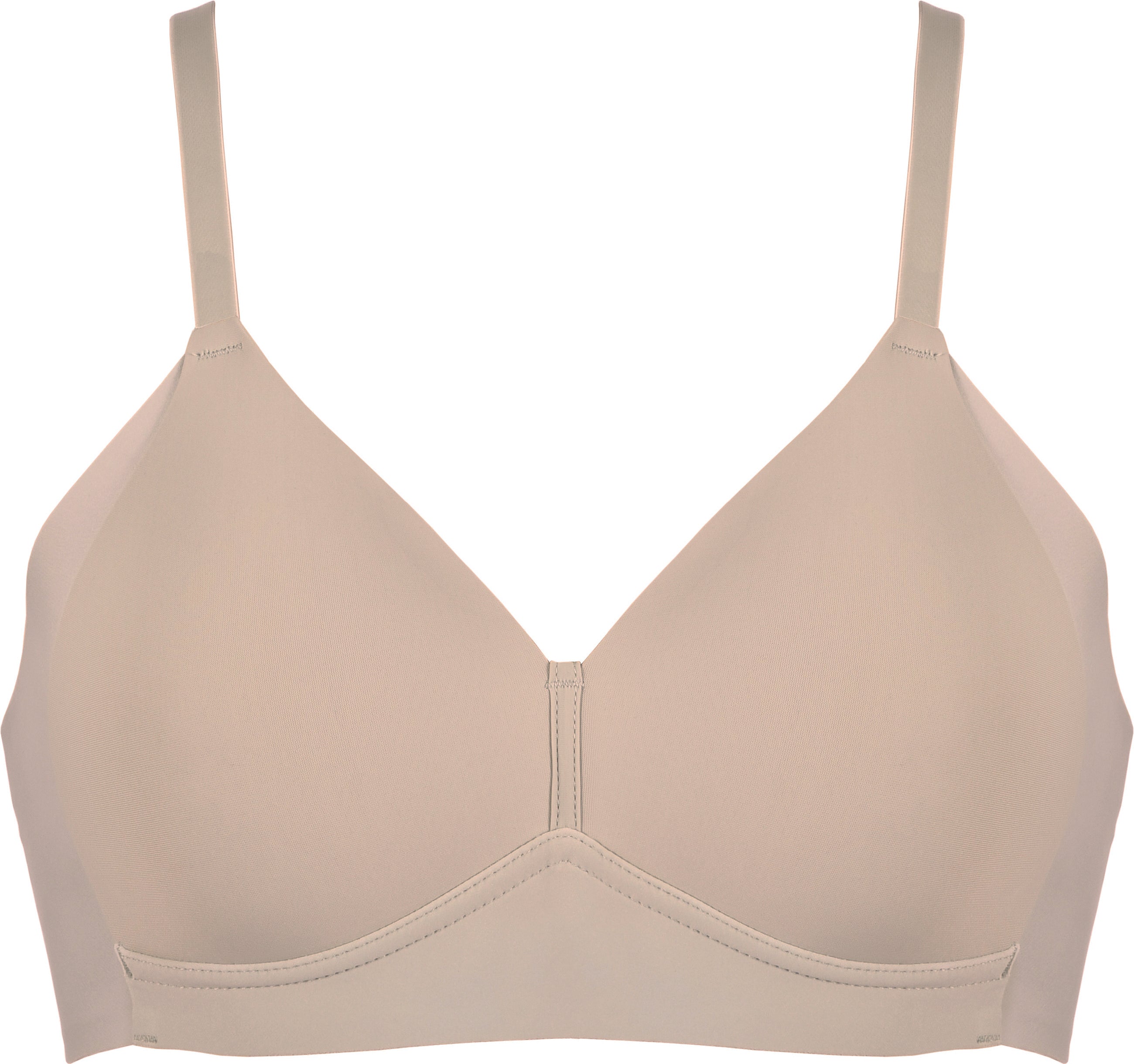 Soft Bra with Side Smoother Effect - Light Beige