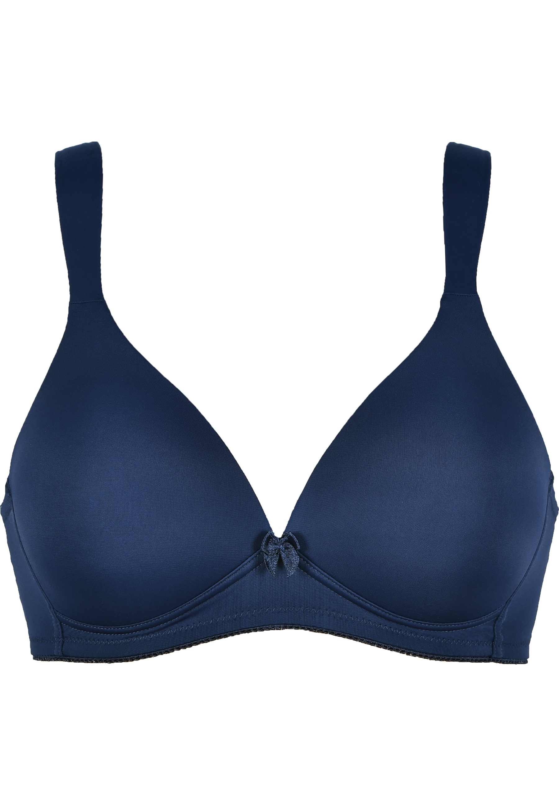 Sujetador suave con copa y tirantes de sujeción - Navy