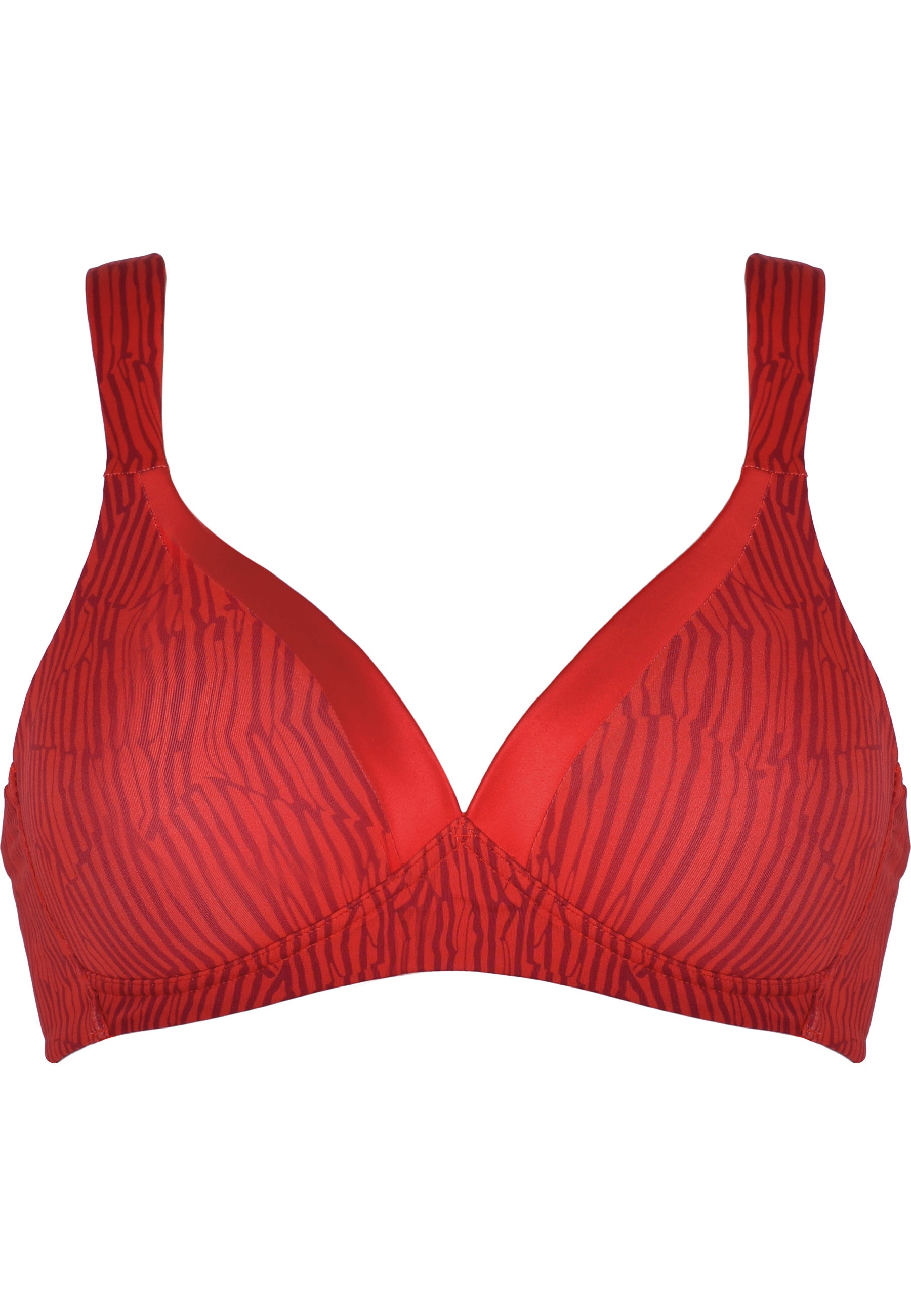 Wire-free Bra with Padding and Shiny Band - Negroni Print