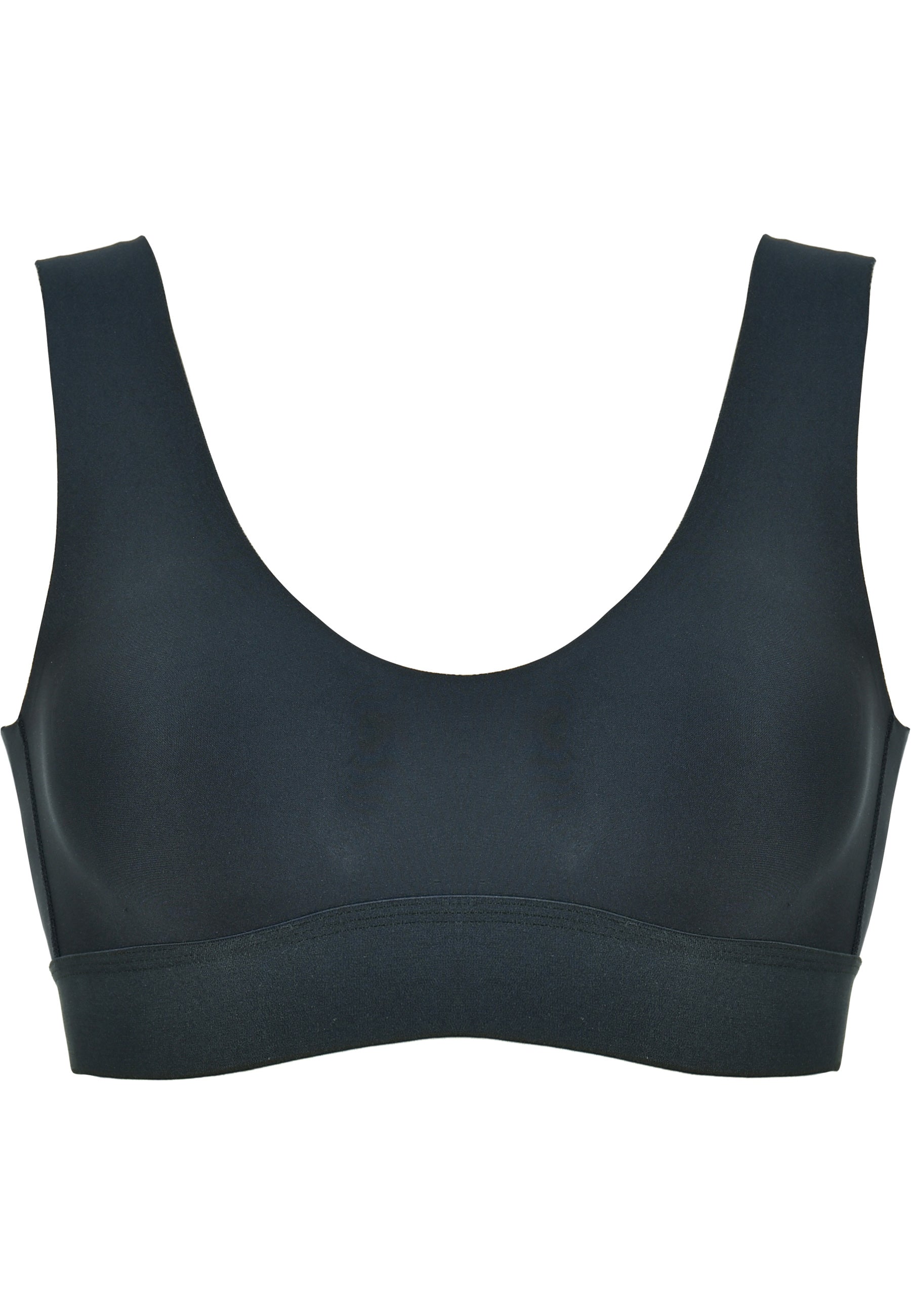 Packshot photo of Naturana's Smoothing Bra Soft bustier without underwire in Black