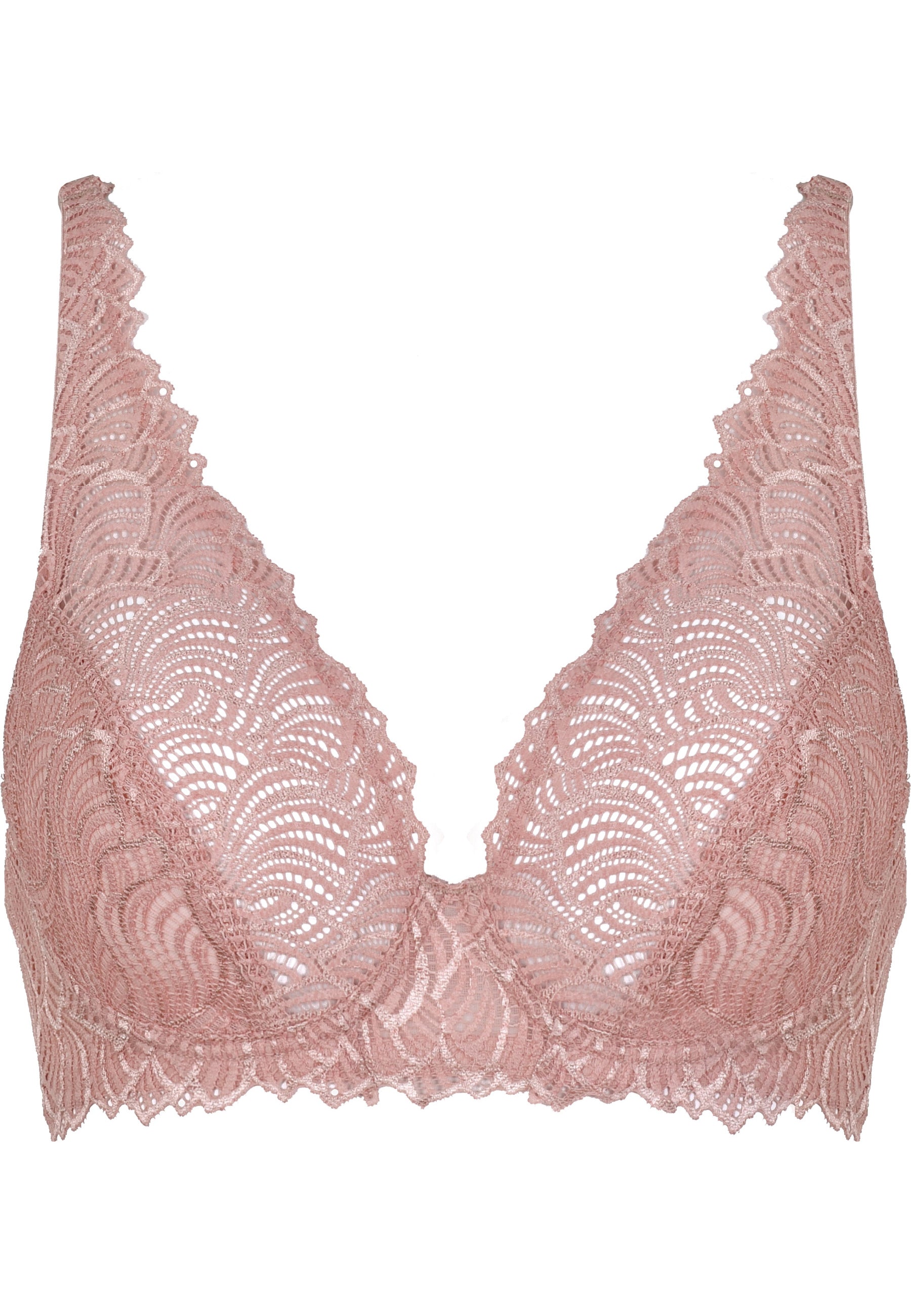 Underwire Lace Bra - Pink Rose