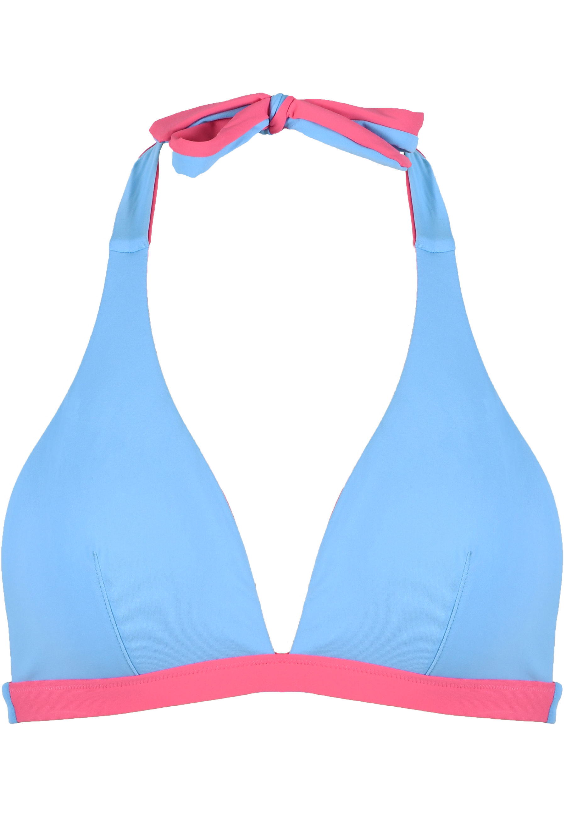 Top de bikini reversible para atar – Azul Cielo