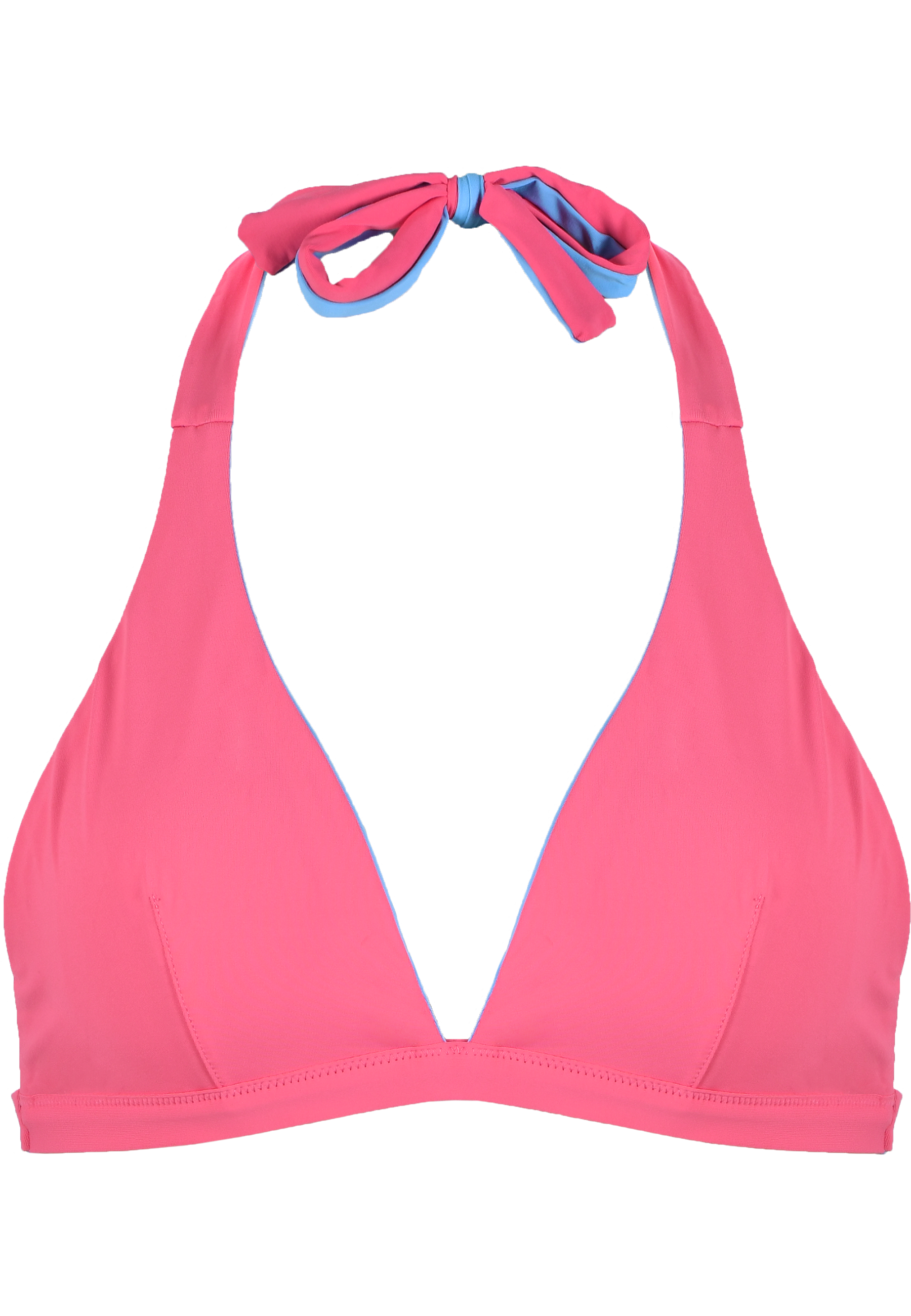 Top de bikini reversible para atar – Azul Cielo