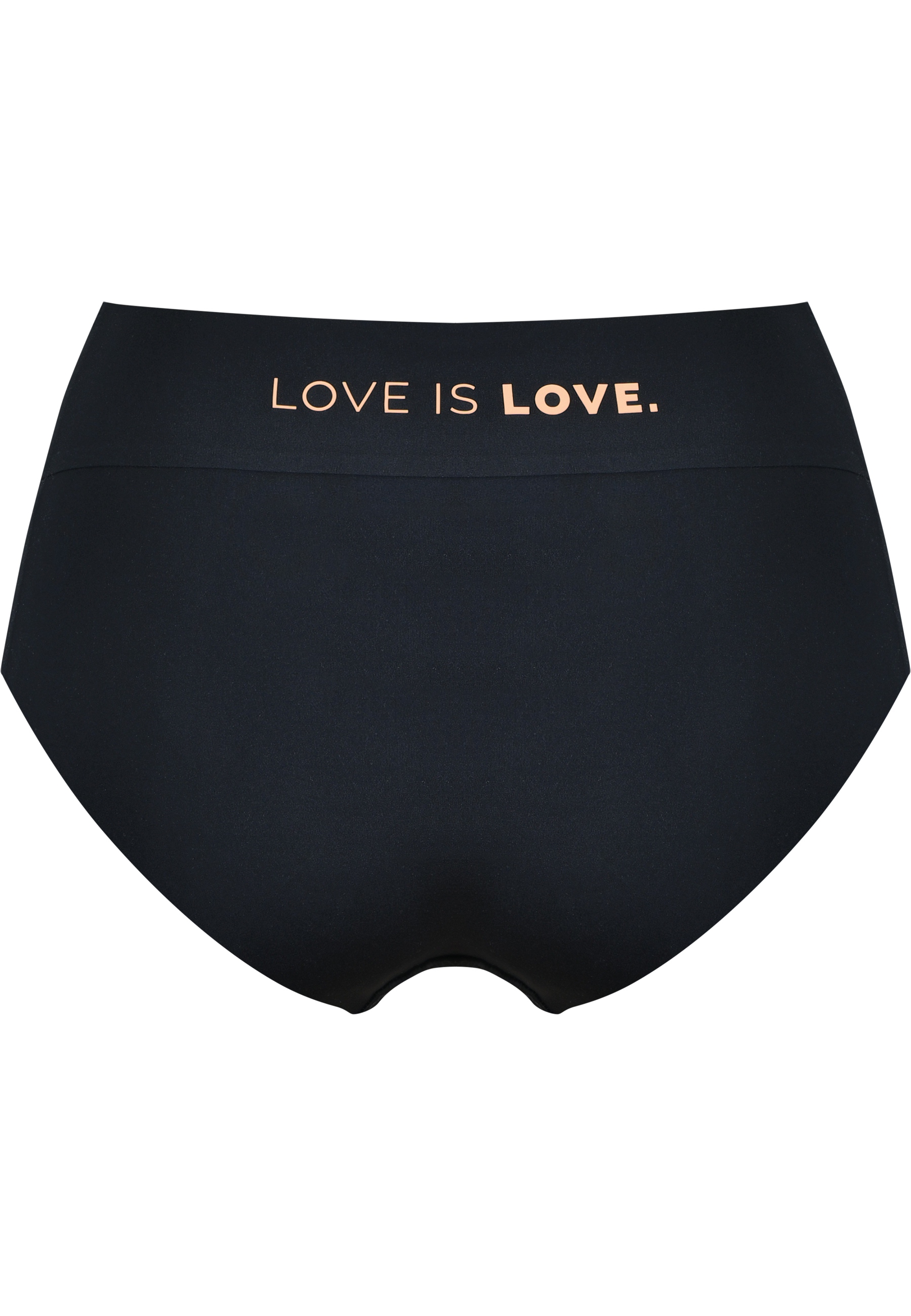 High Waist Slip mit leichtem Shape-Effekt - Schwarz Pride Edition