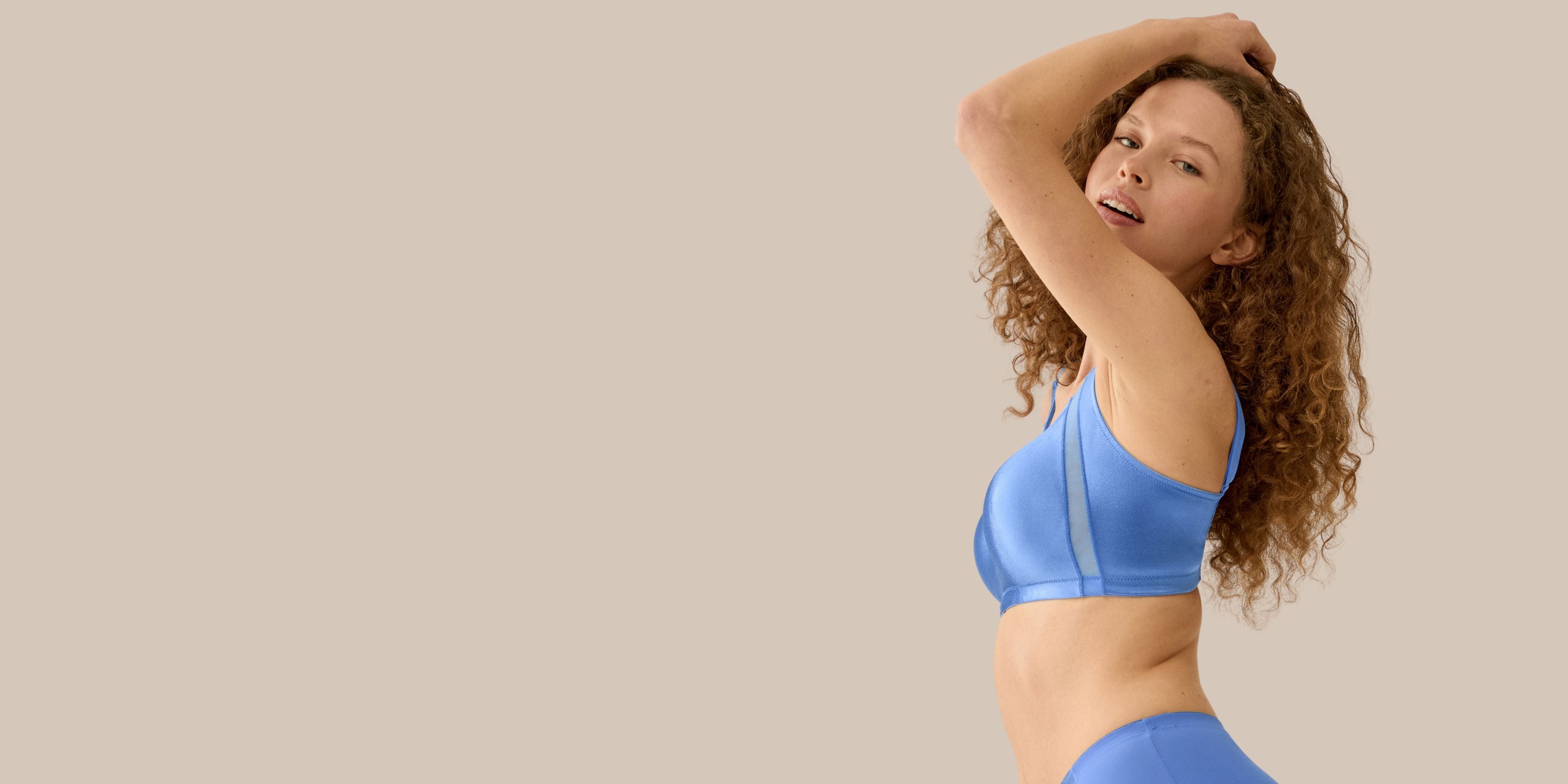 NATURANAS Curve Hugger in Forever Blue aus Baumwolle, weicher Tragekomfort, für Damen, Banner