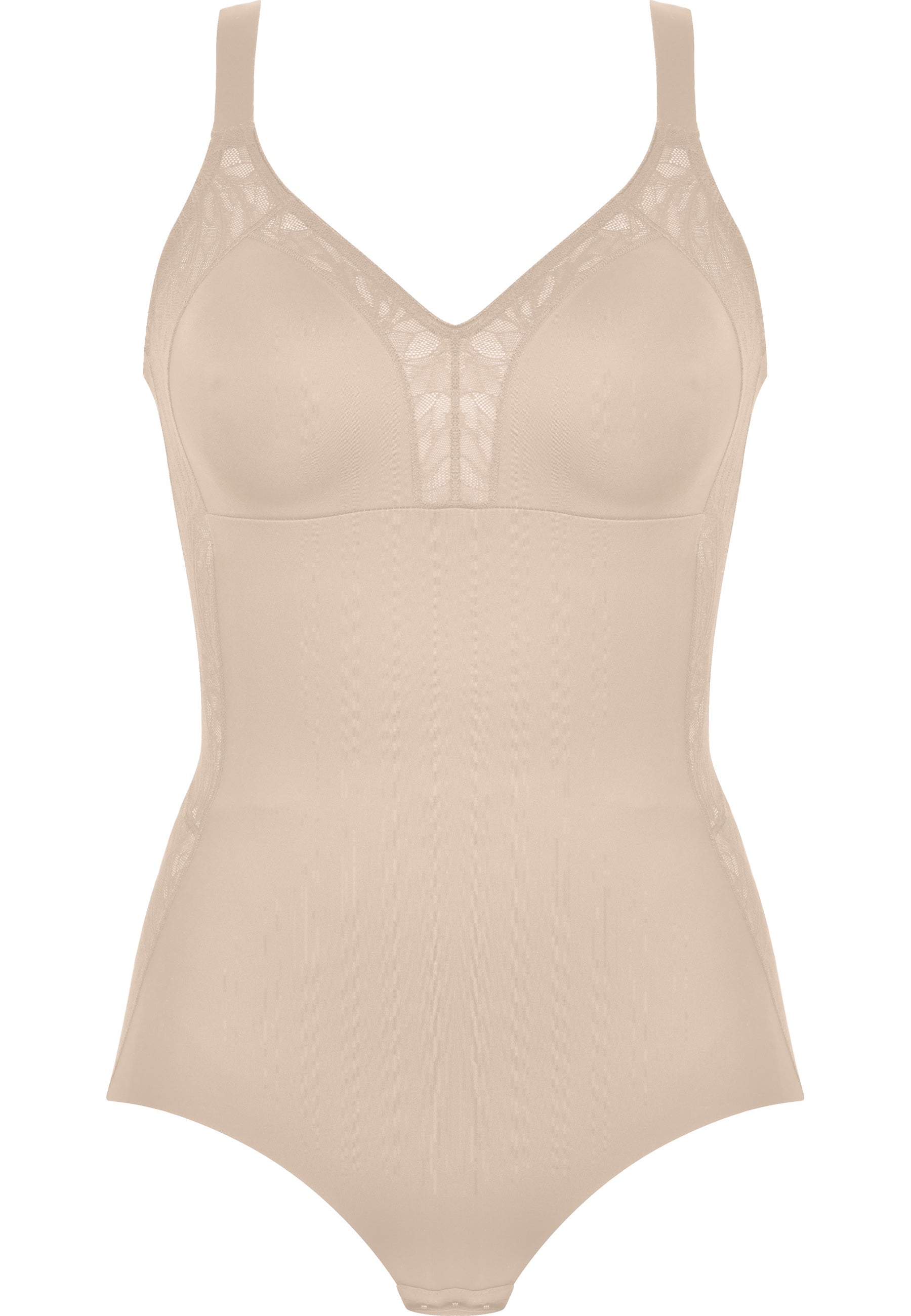 Minimized Body with Lace - Light Beige