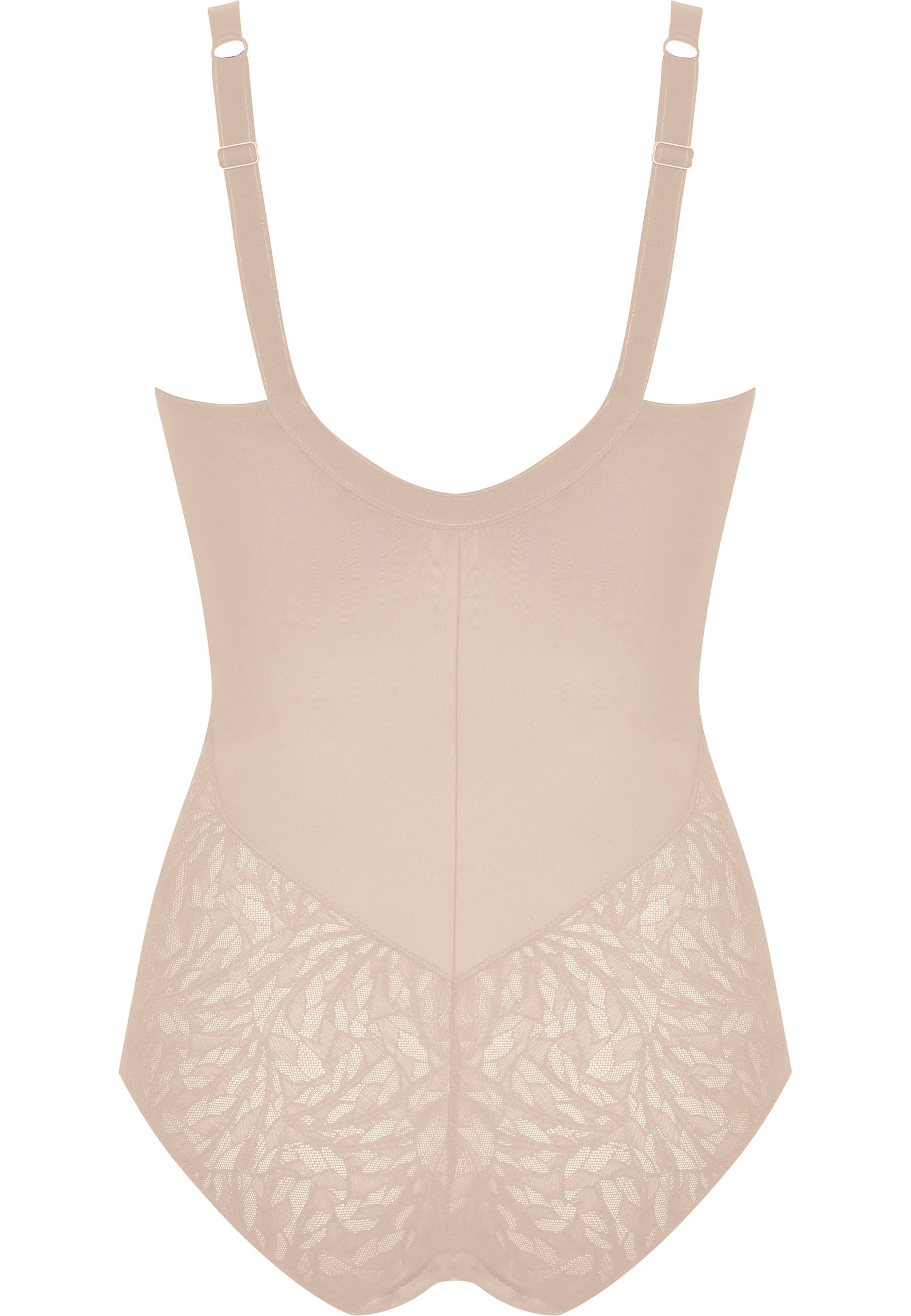 Minimized Body with Lace - Light Beige