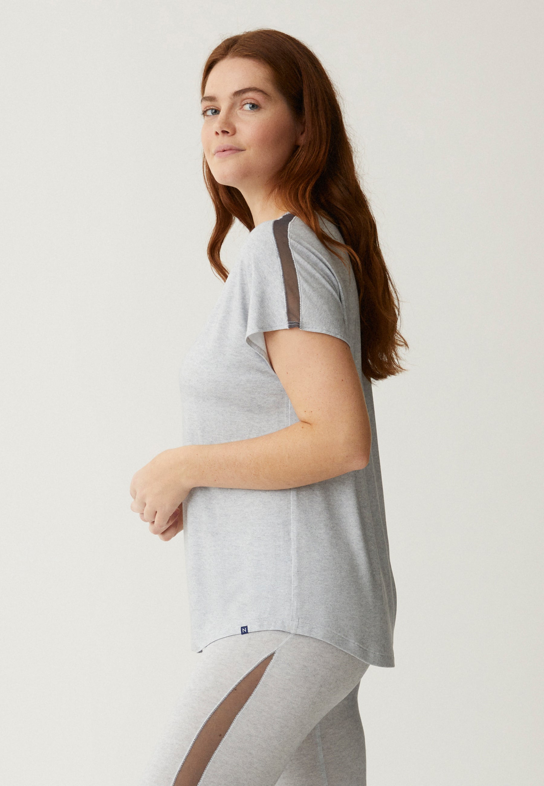 T-Shirt Soft Nature - Grau Melange