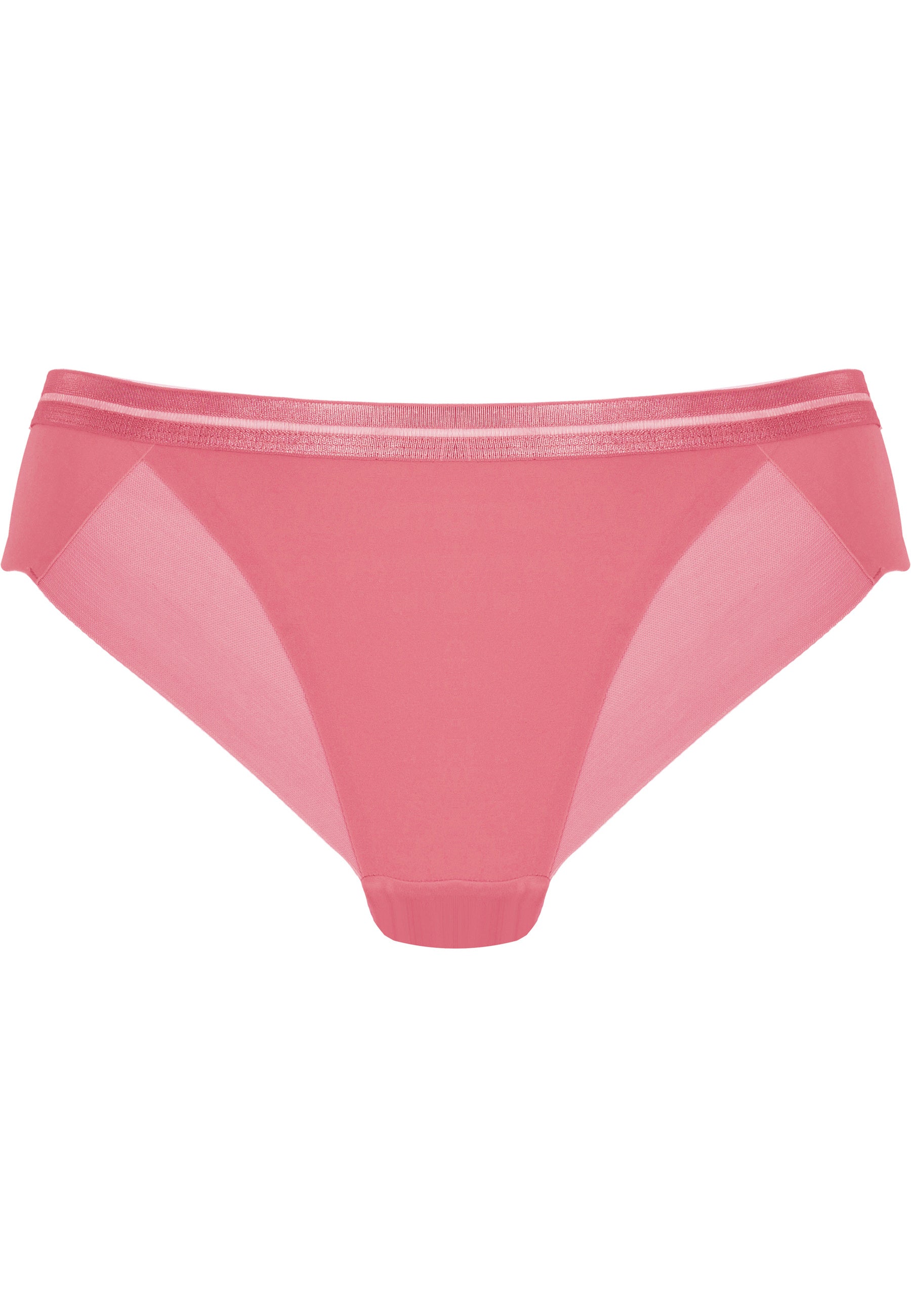 Clean Cut Slips with Mesh Details - Raspberry Mousse