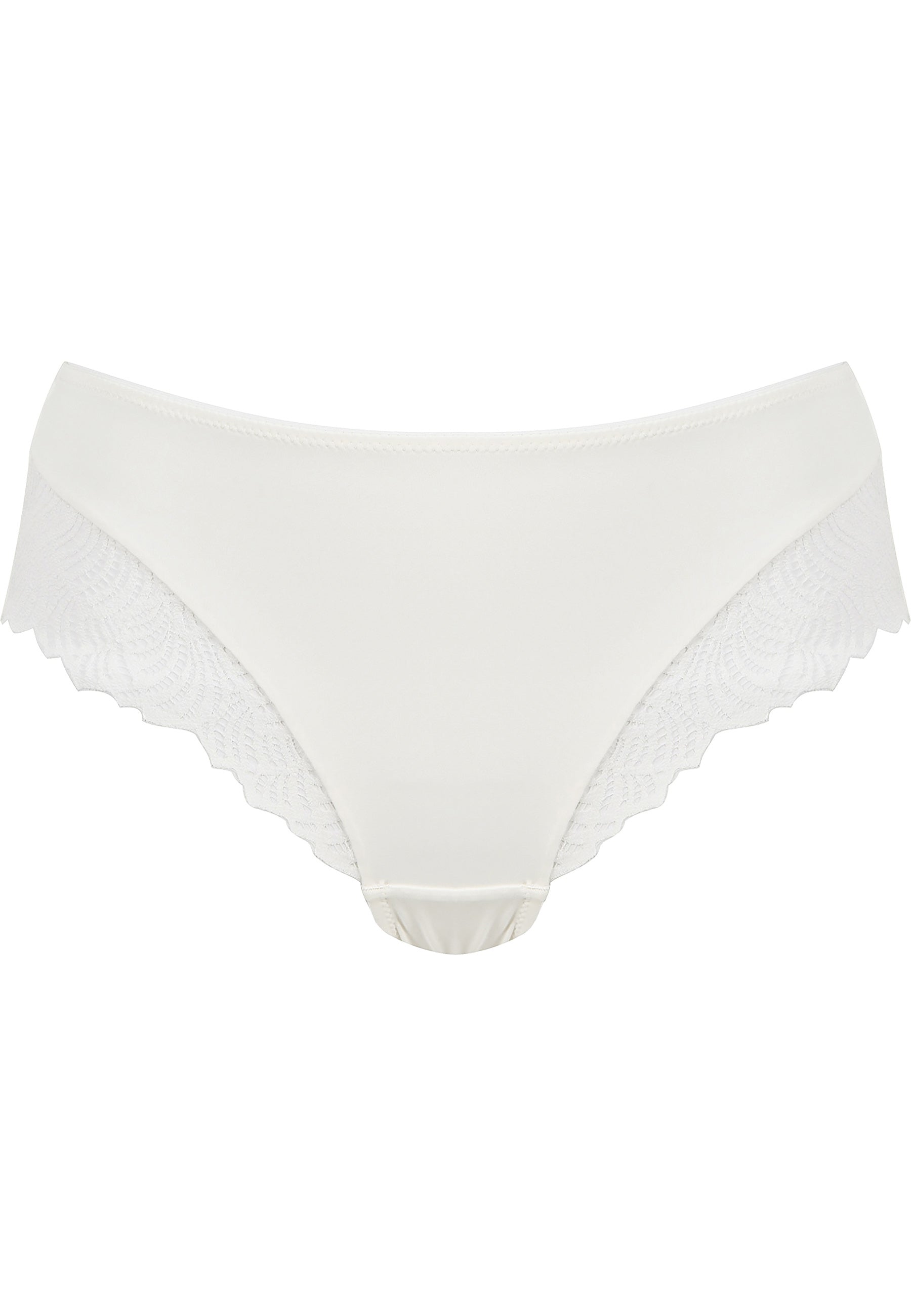 Panty with Lace Detail - Ecru