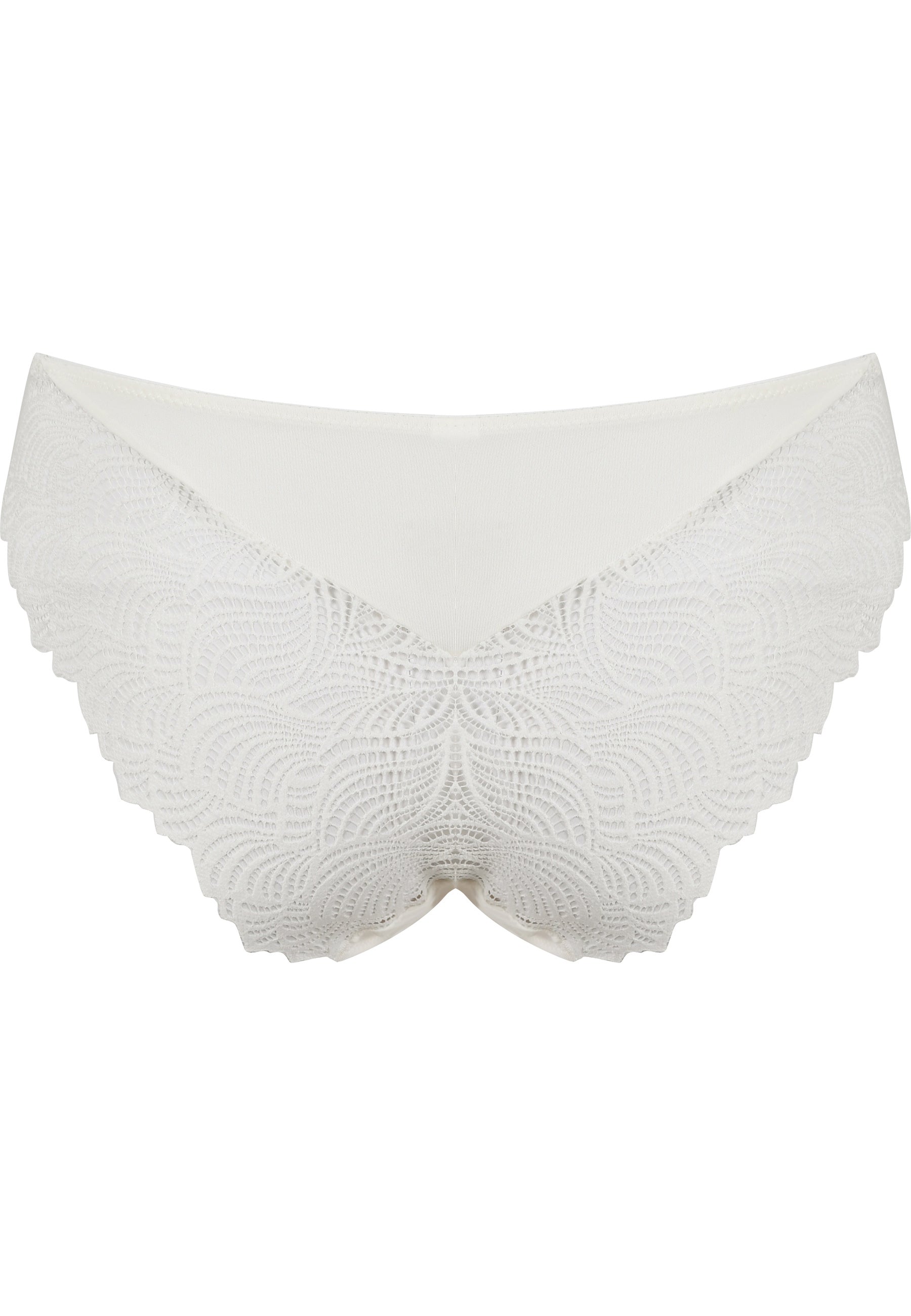 Panty with Lace Detail - Ecru