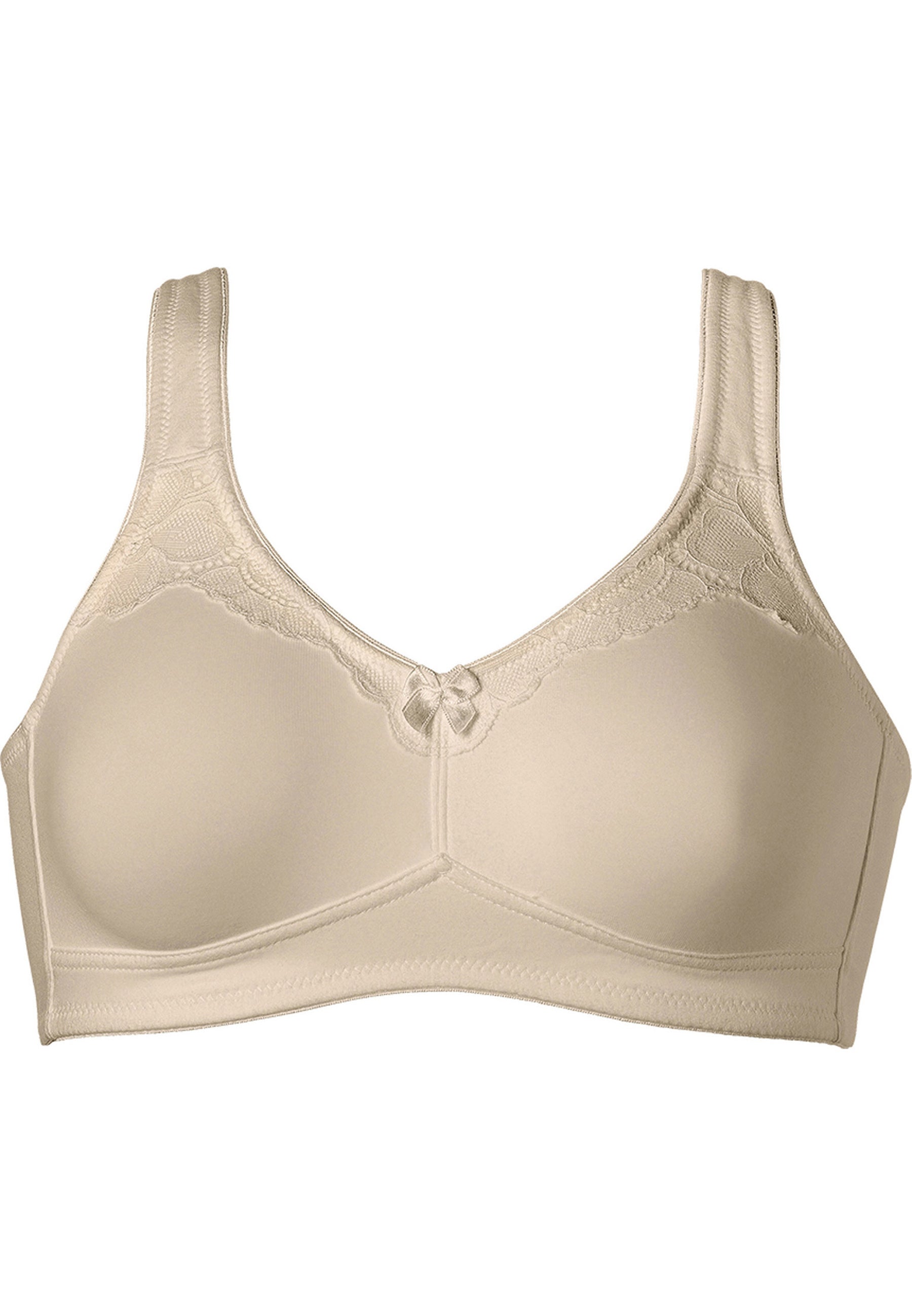 Preformed cotton soft bra