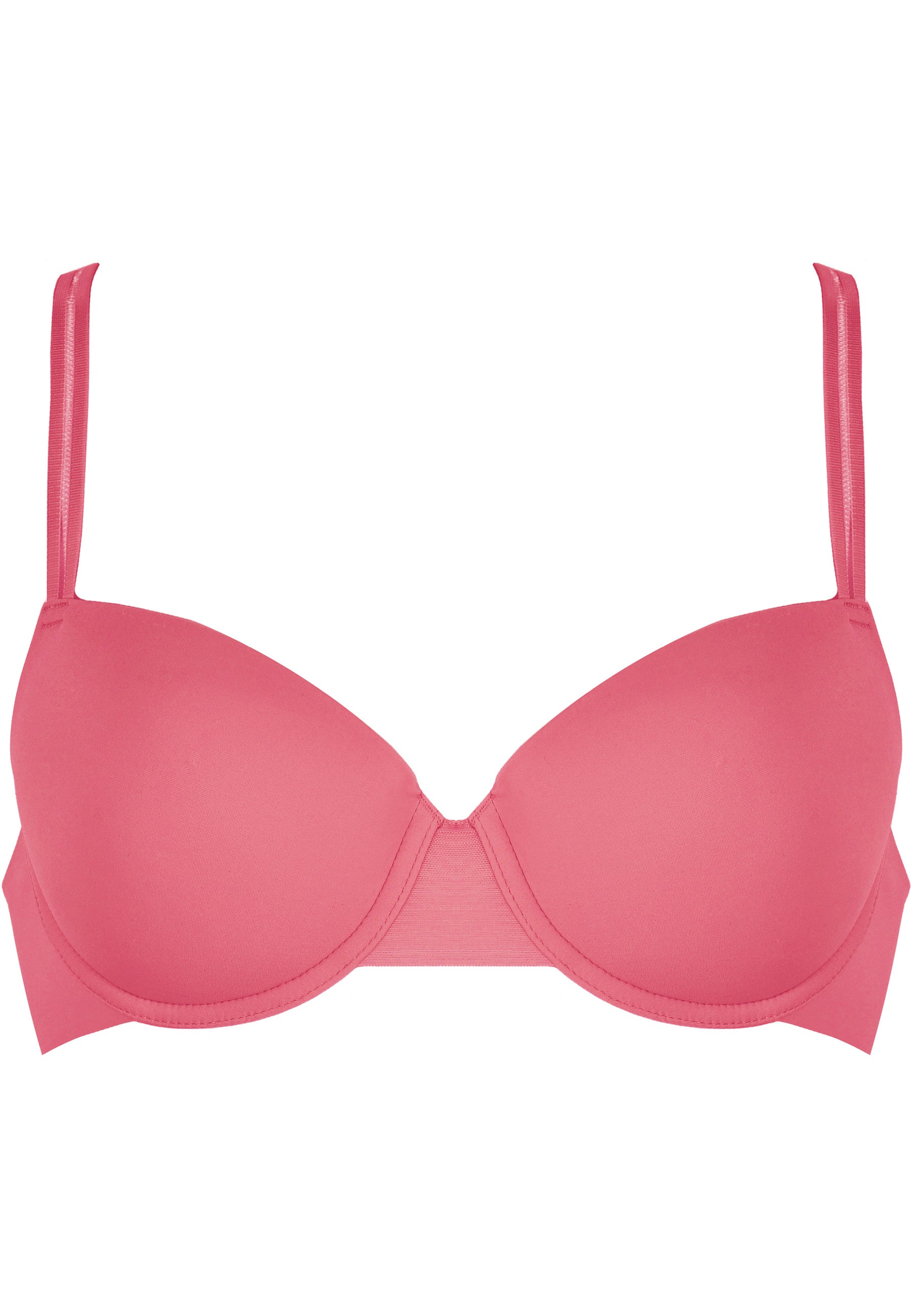 Elegant Underwired Bra with Cup - Raspberry Mousse